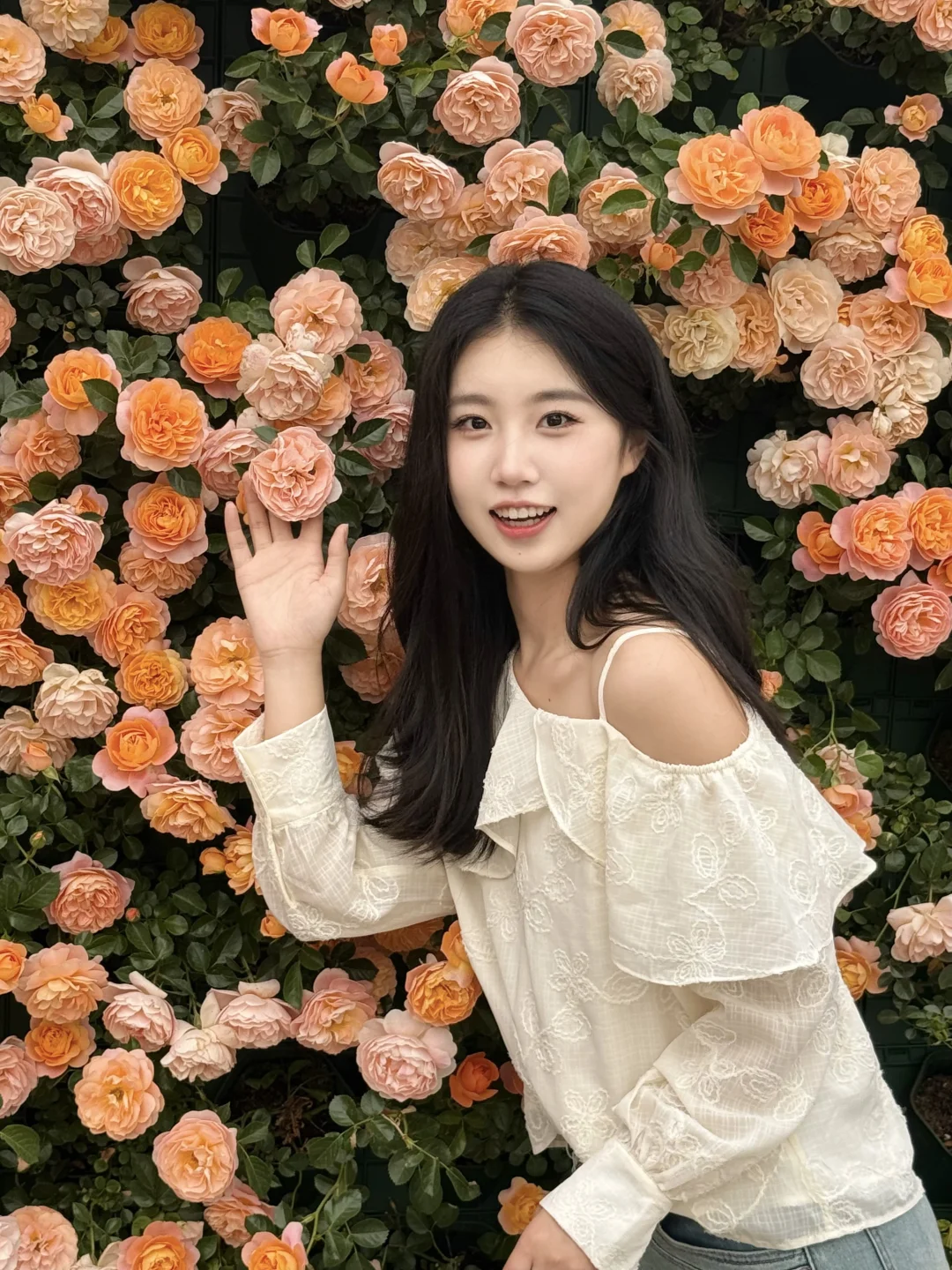 偶遇一整片花墙૮・・🌼ა