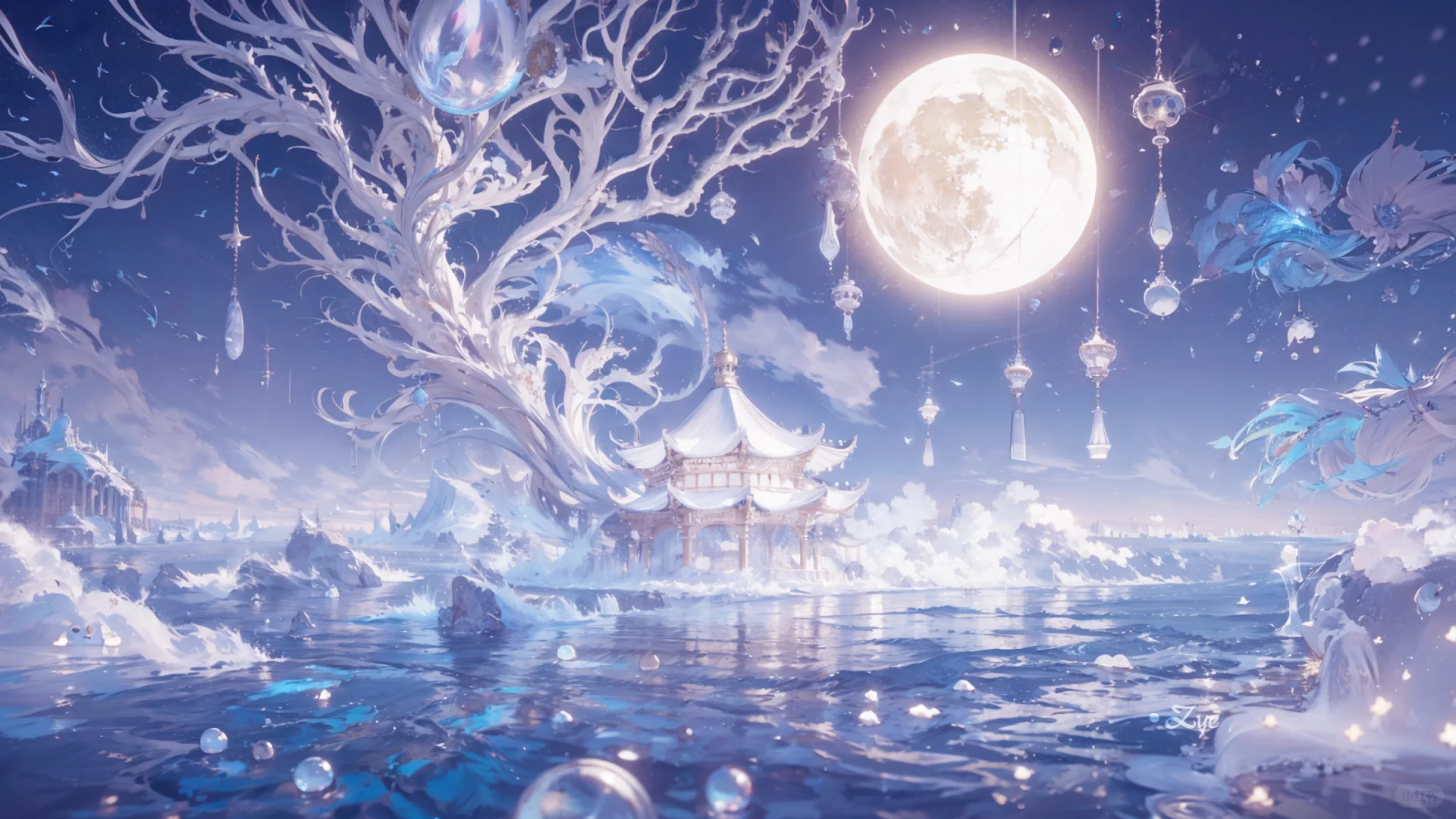 玄幻场景·月光海