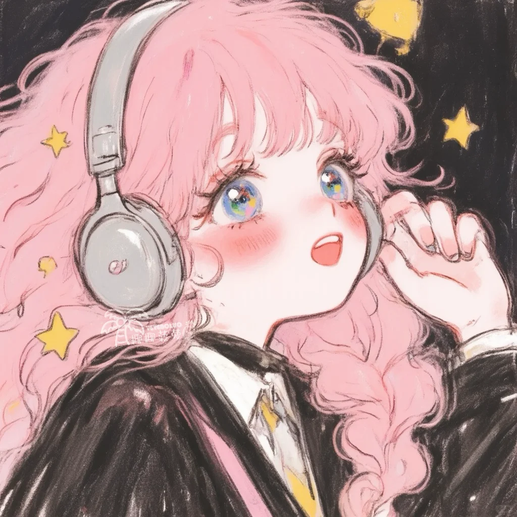 黑粉🎧 | 甜酷女生头像