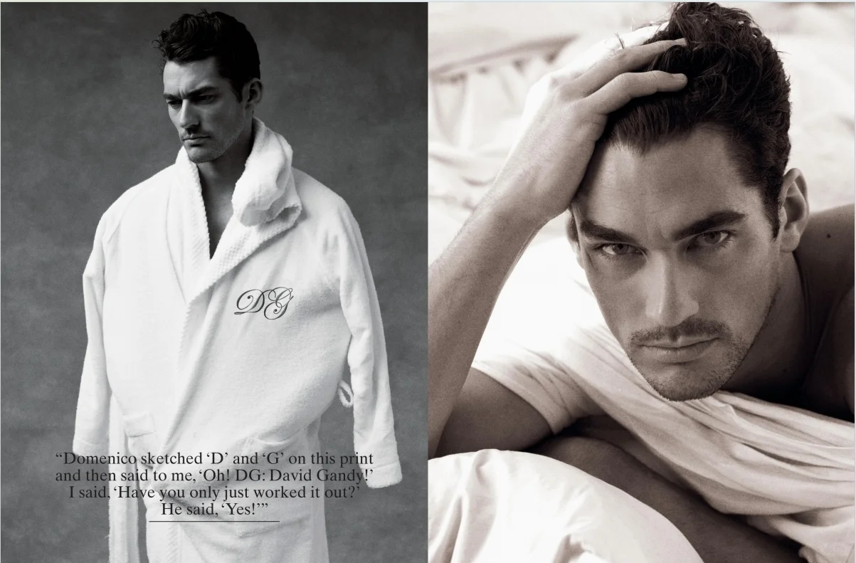 经典写真书David Gandy for Dolce&Gabbana