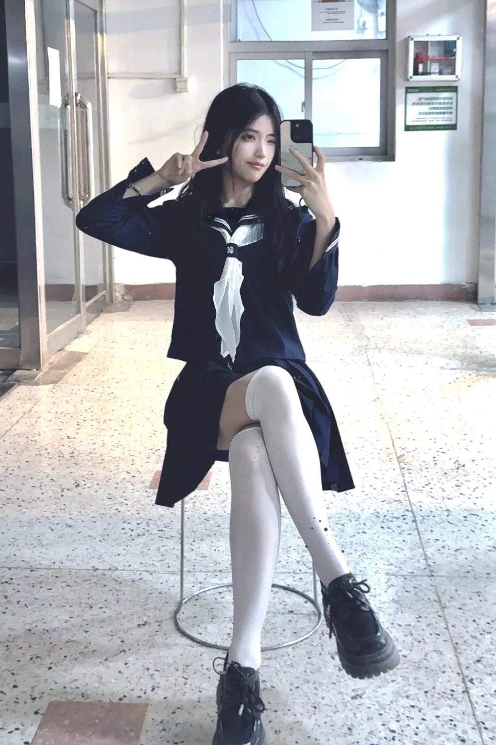 女大日常｜jk+白袜