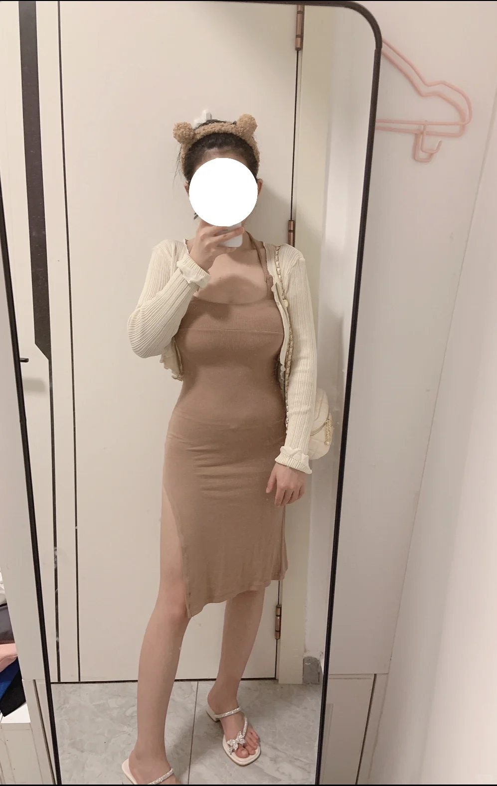 纯欲辣妹紧身后妈裙！