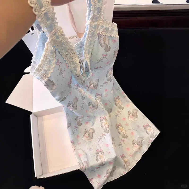 夏夜必备✨性感纯欲吊带睡裙👗