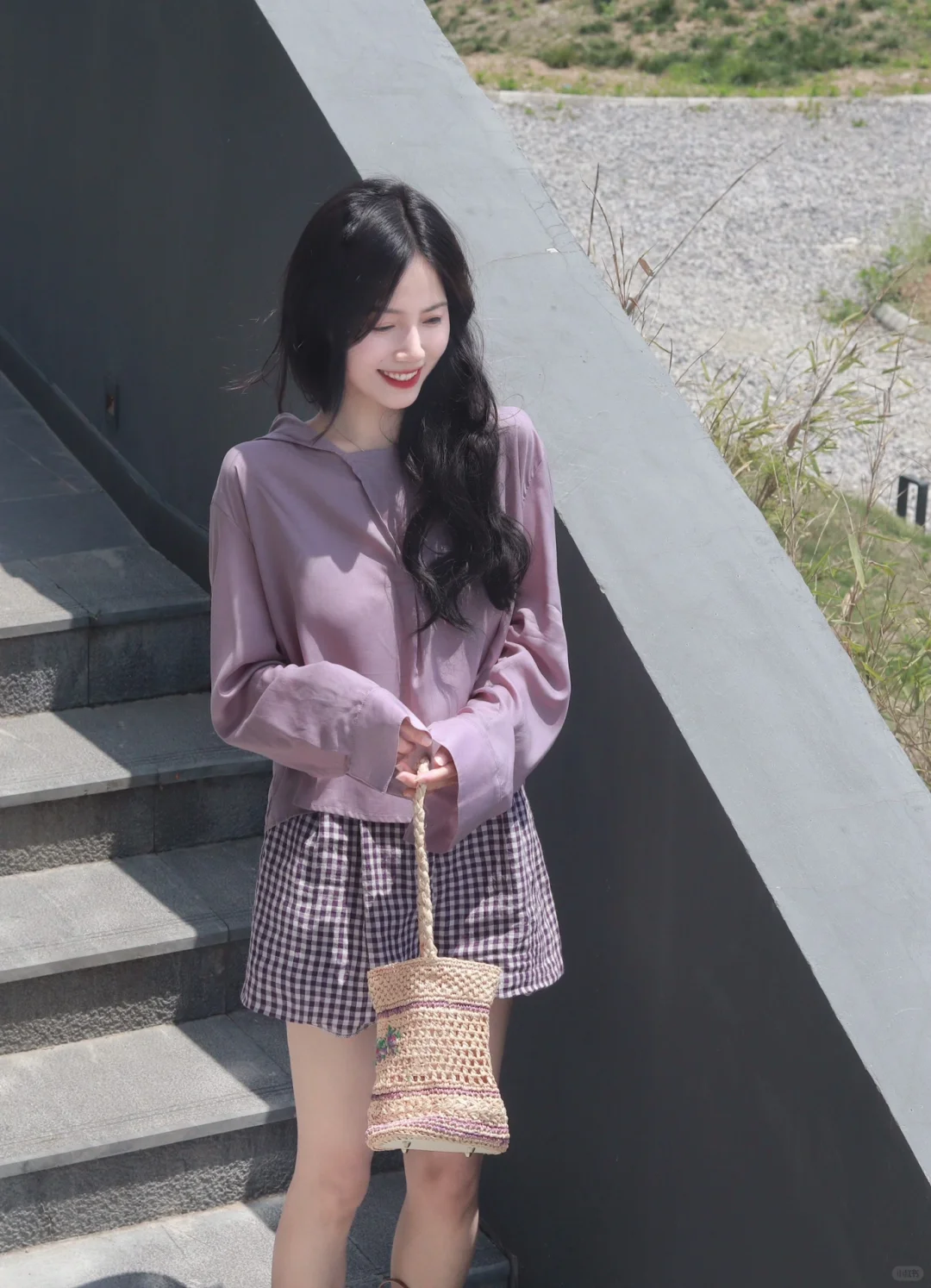 休闲随意，芋泥啵啵女孩上线～