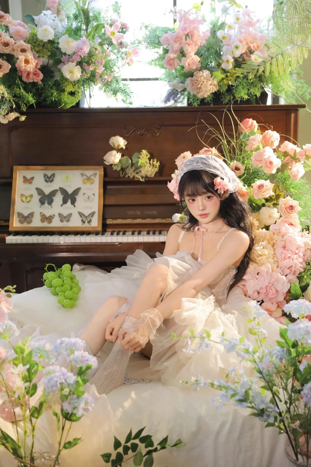 谁懂这组春日花房少女的含金量！