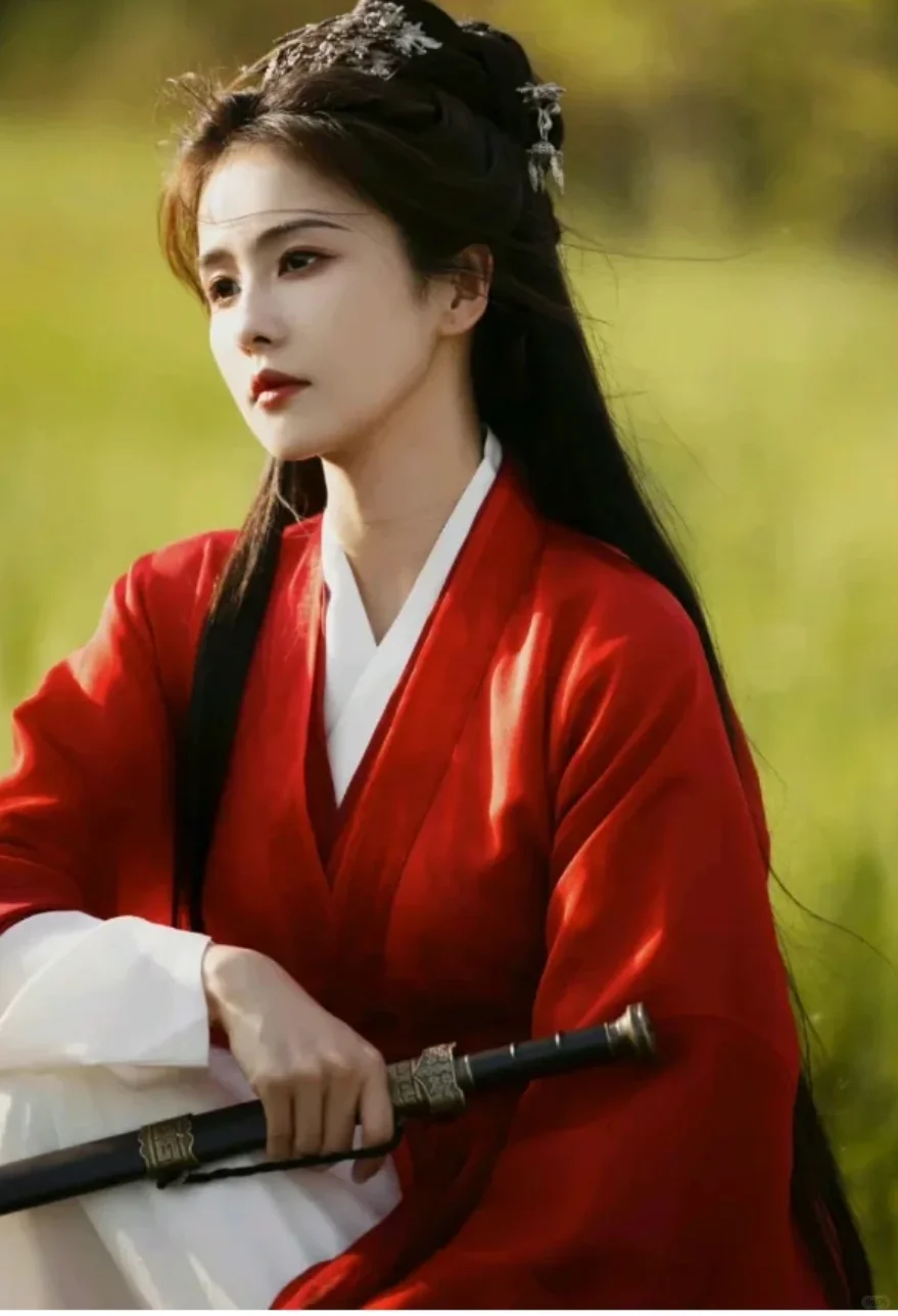 她真的在发光白鹿神仙头像
