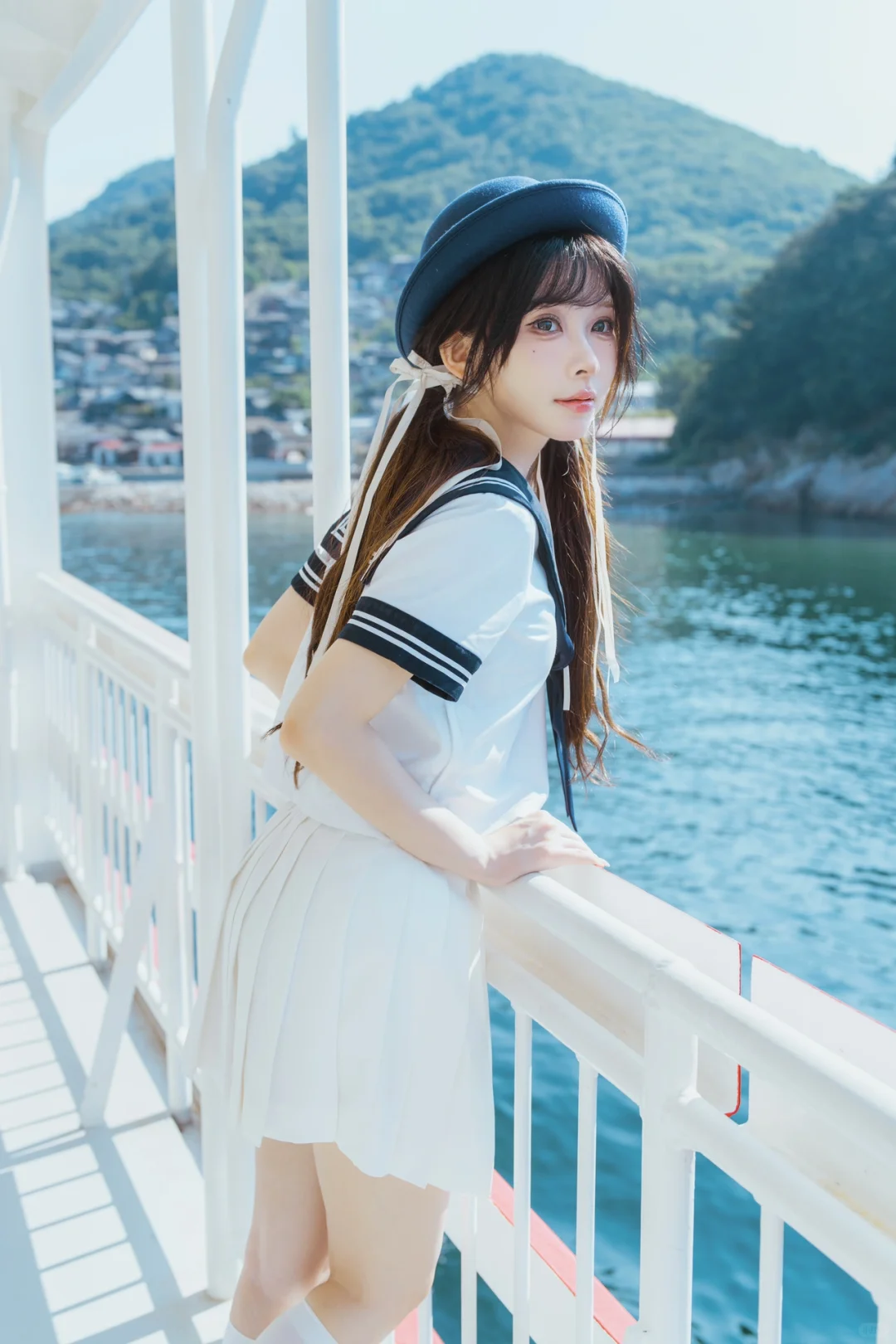 🚢纯白水手服