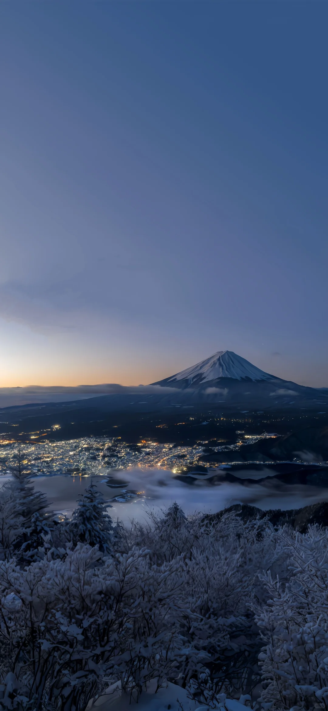 静谧氛围感富士山壁纸