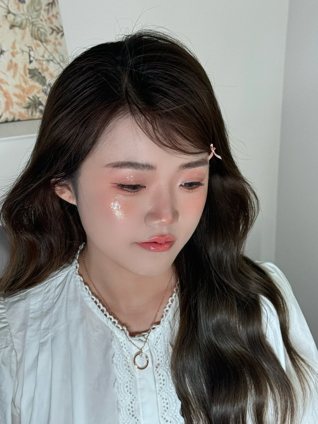 🍯这就是人间水蜜桃吧！橘棕水光肌｜甜妹妆容
