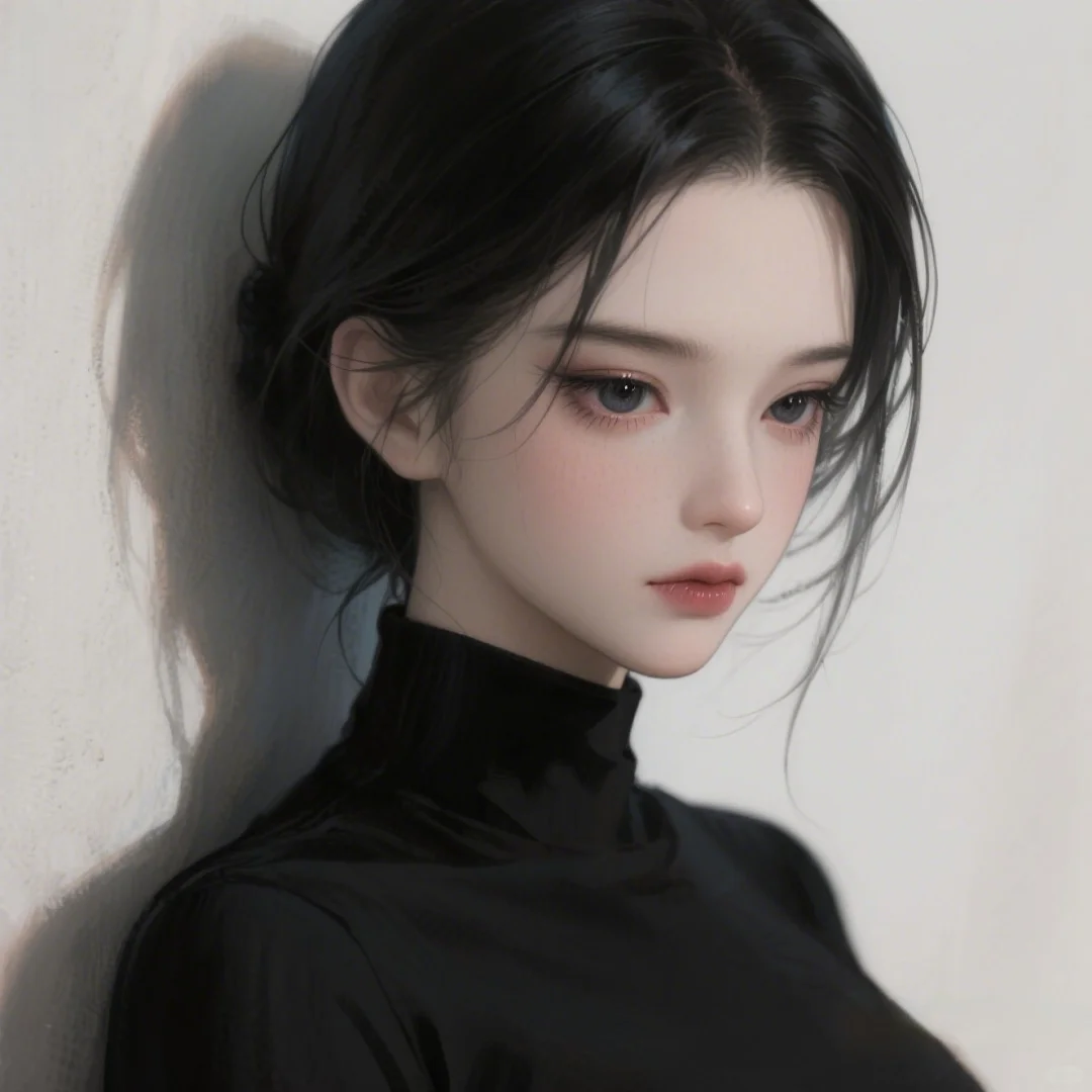 忧郁系高冷女头