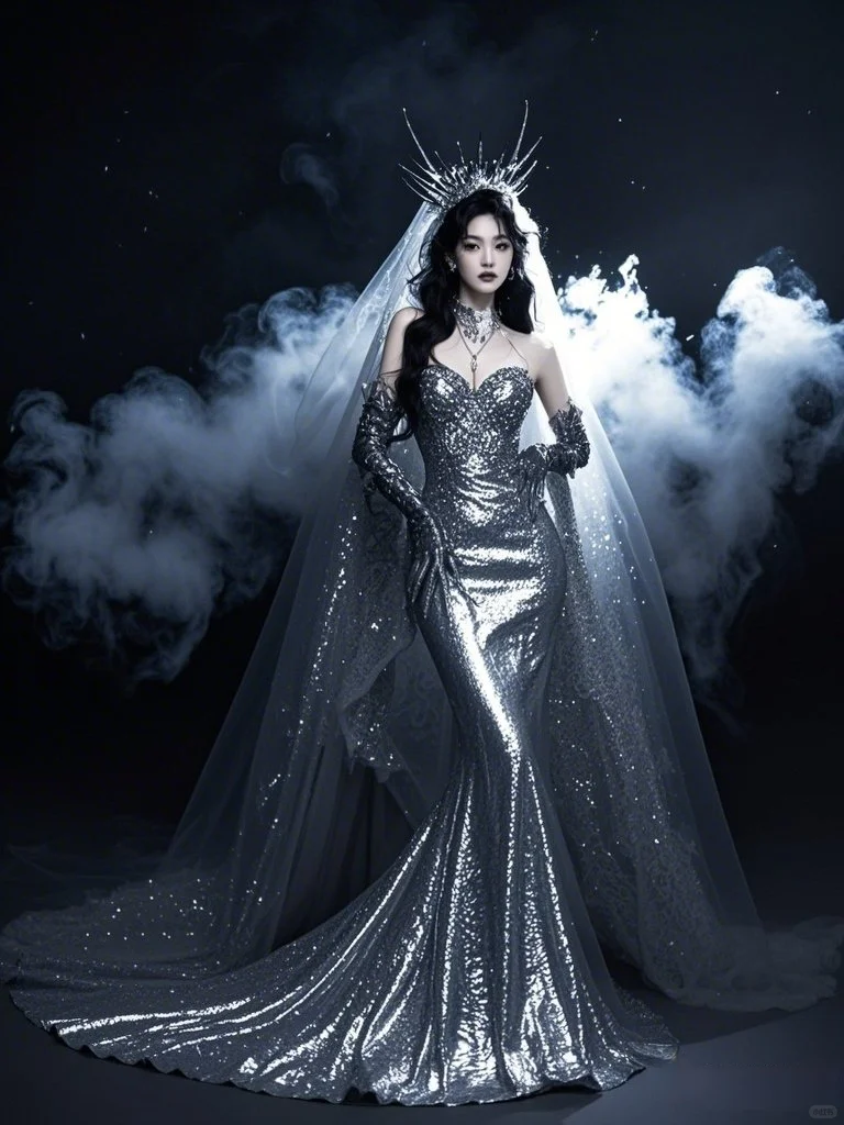 暗黑系婚纱写真，女王驾到既视感
