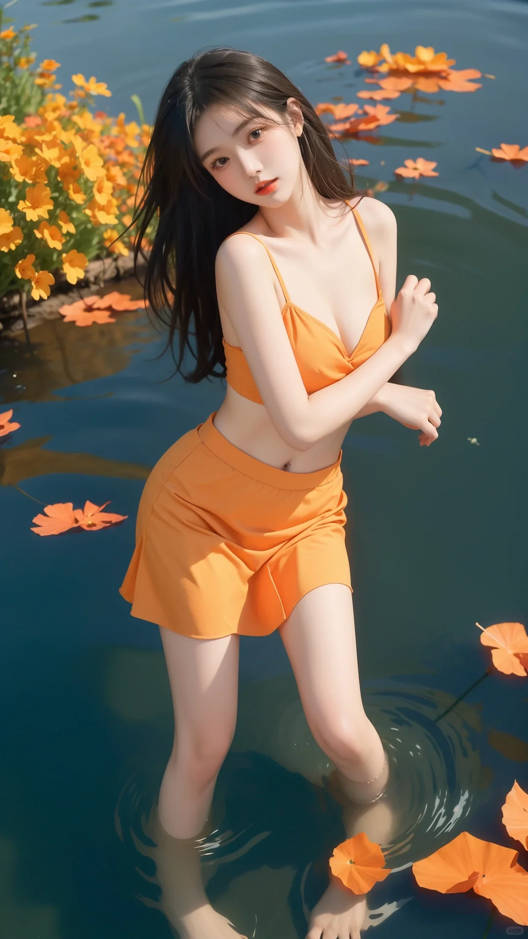 海边正常穿搭无不良引导！