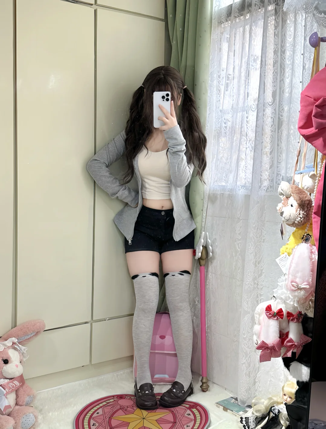 164/120斤 感觉这套还挺显瘦的•̀֊•́