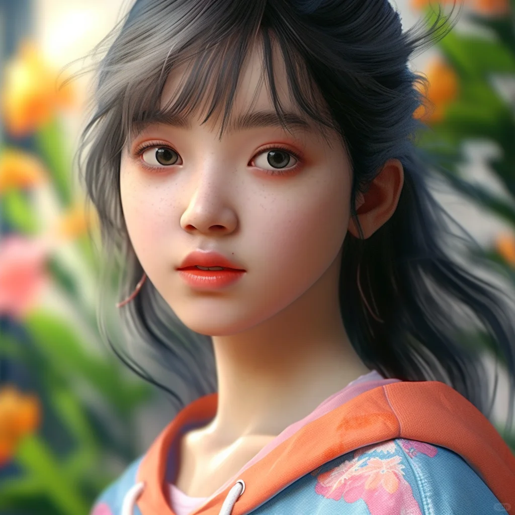 超级美女，midjourney AI 生成