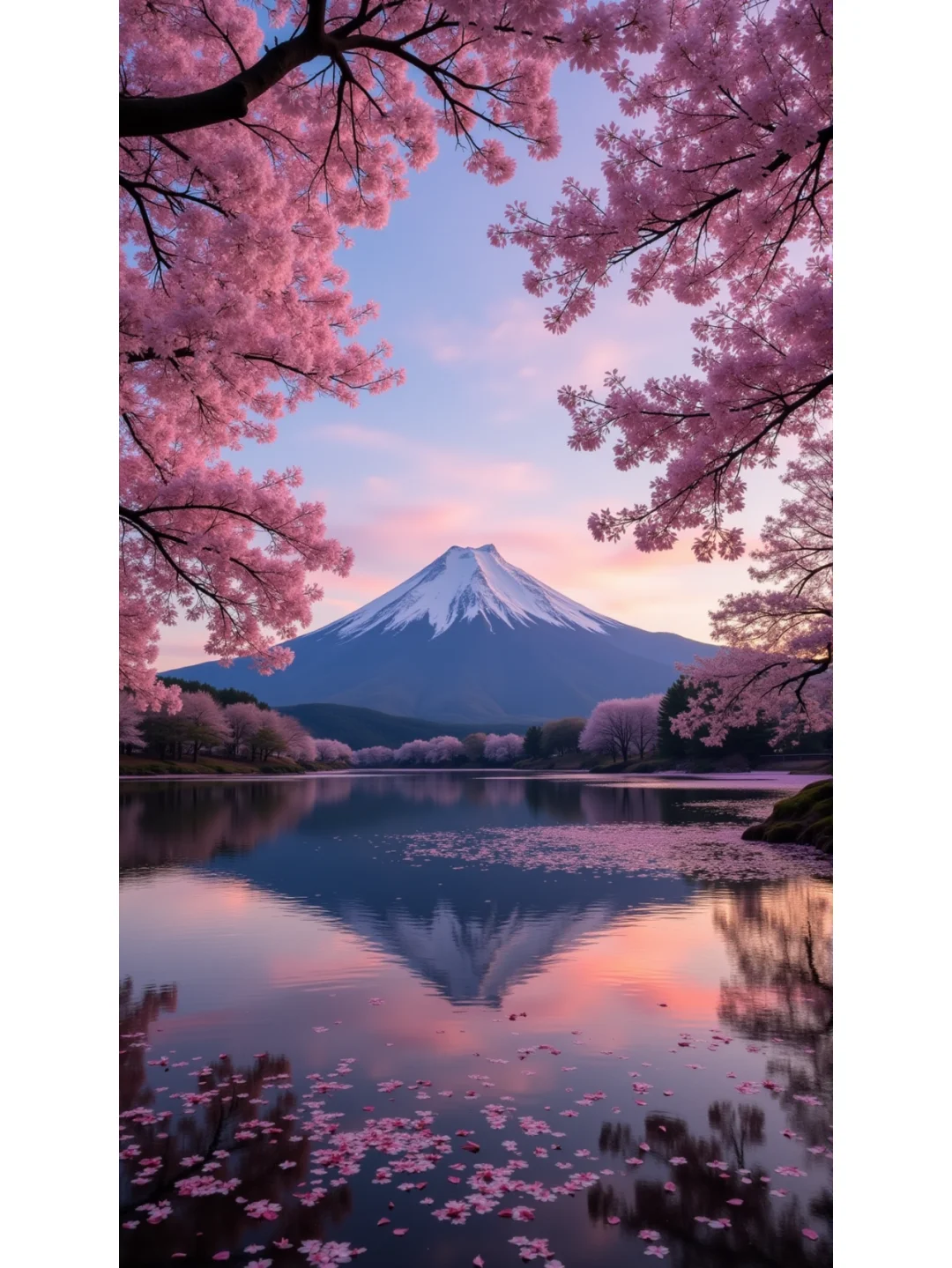 富士山樱花壁纸