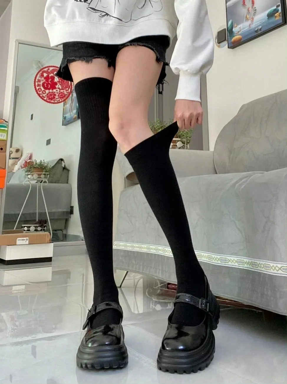 绝对领域肉肉腿女孩必备小腿袜&过膝袜‼️