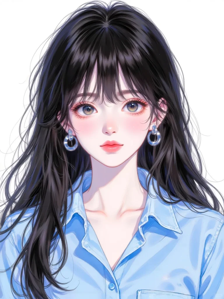 女生头像｜粉蓝色｜自用