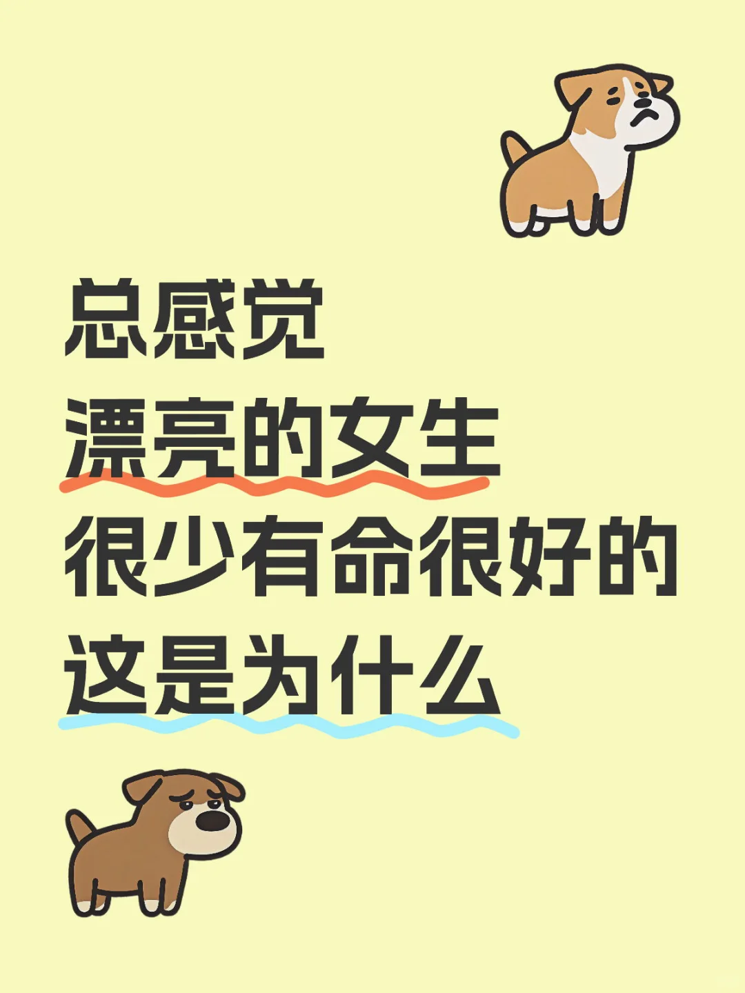 漂亮女生的烦恼是什么？