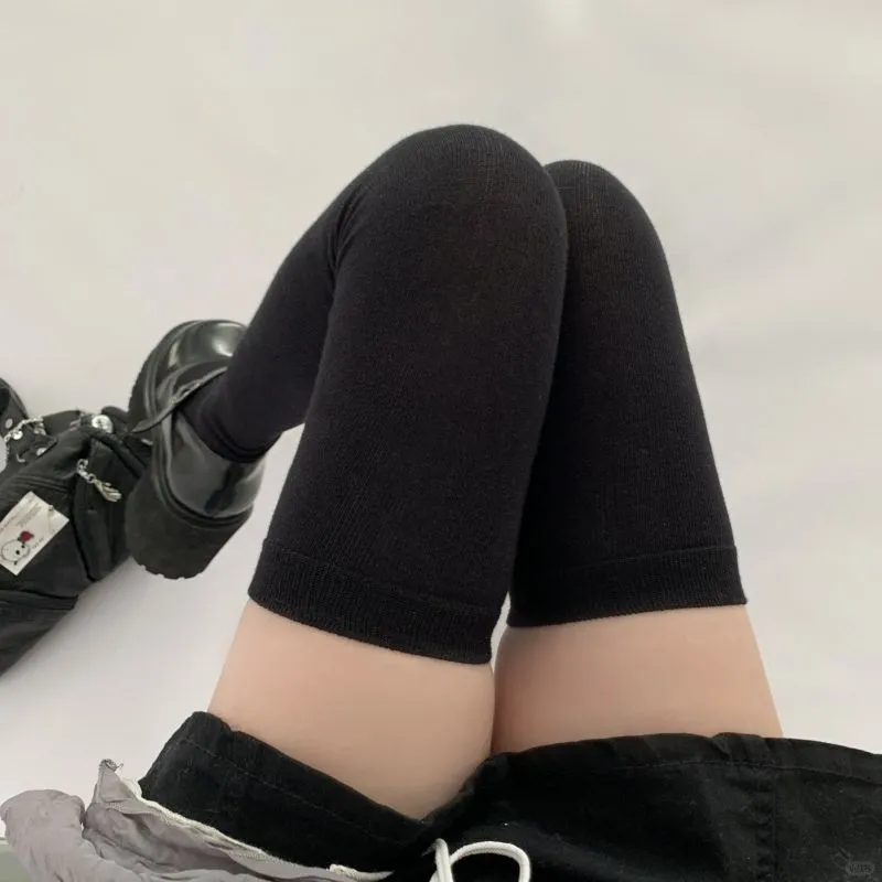 胖美眉必备长筒袜