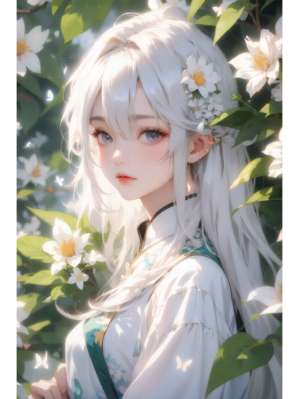 白发女生