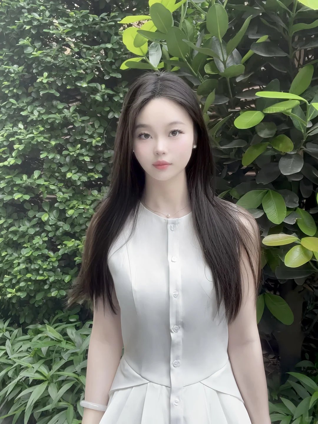 自拍臭美呢