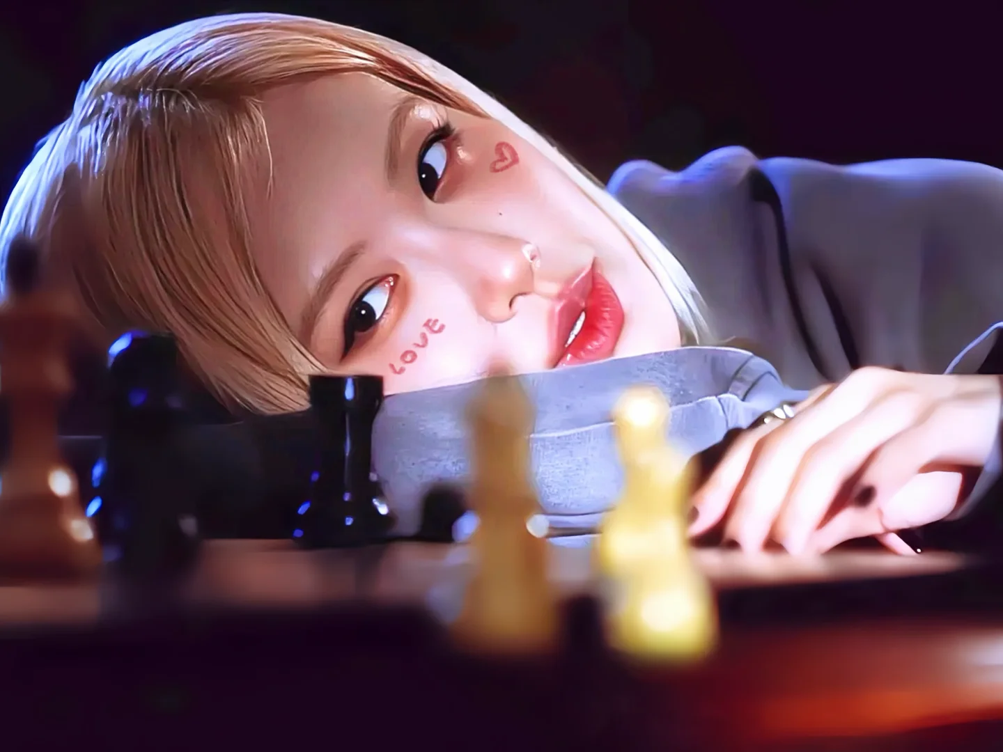 ROSÉ iPad/电脑壁纸｜自修🩵