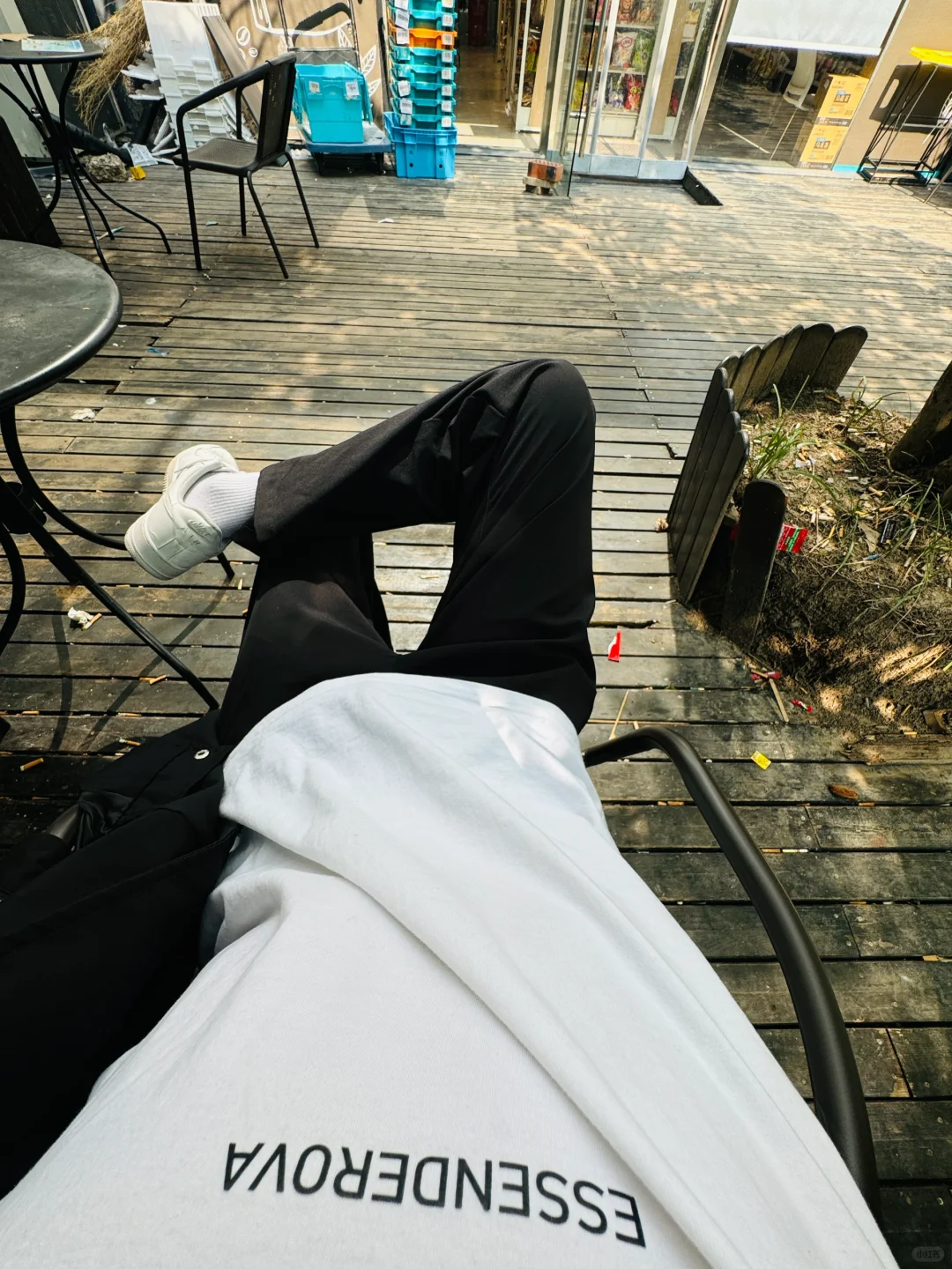 187 的大长腿晒晒太阳☀️