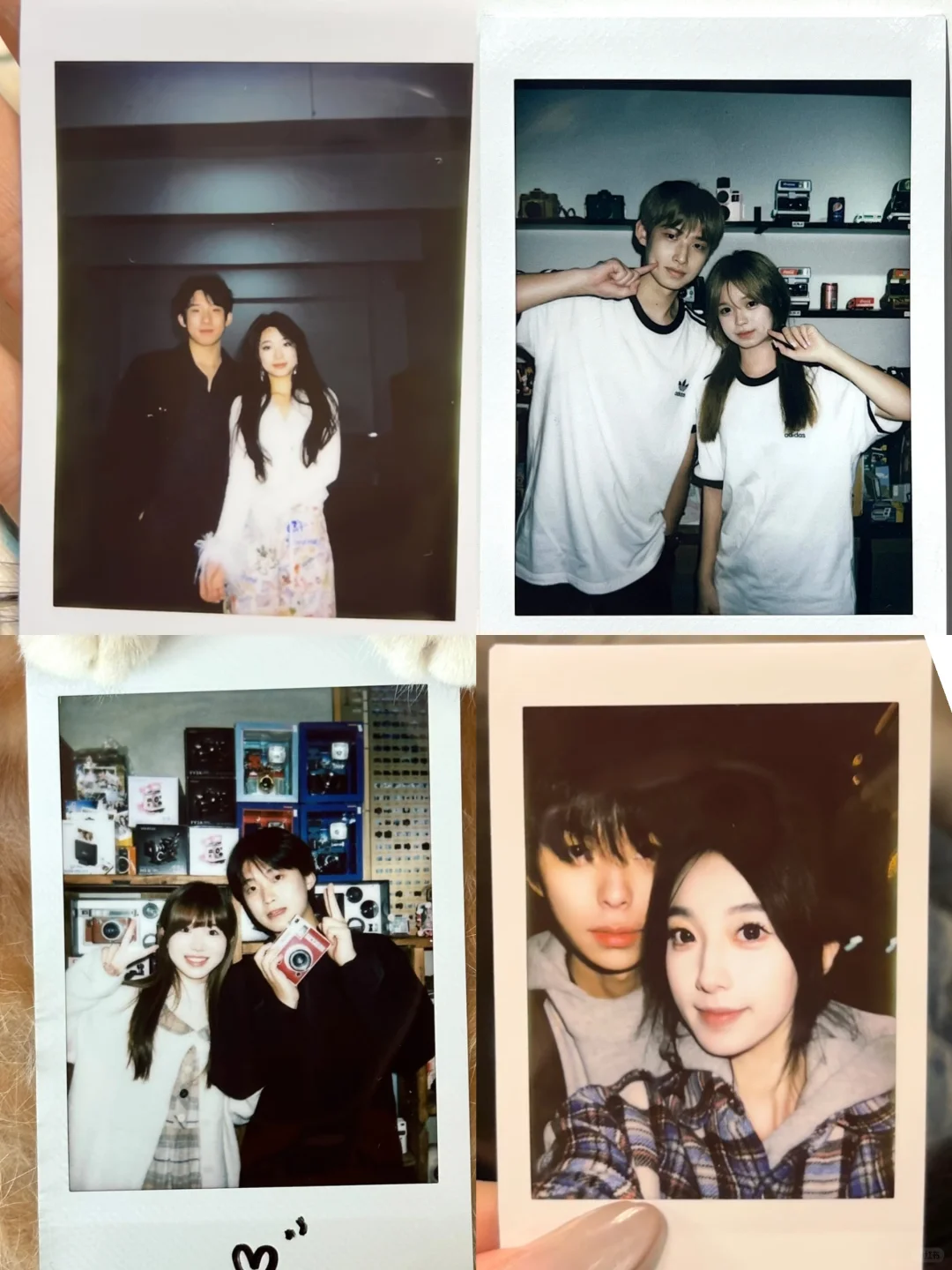 存一些情侣拍立得拍照姿势👫📸