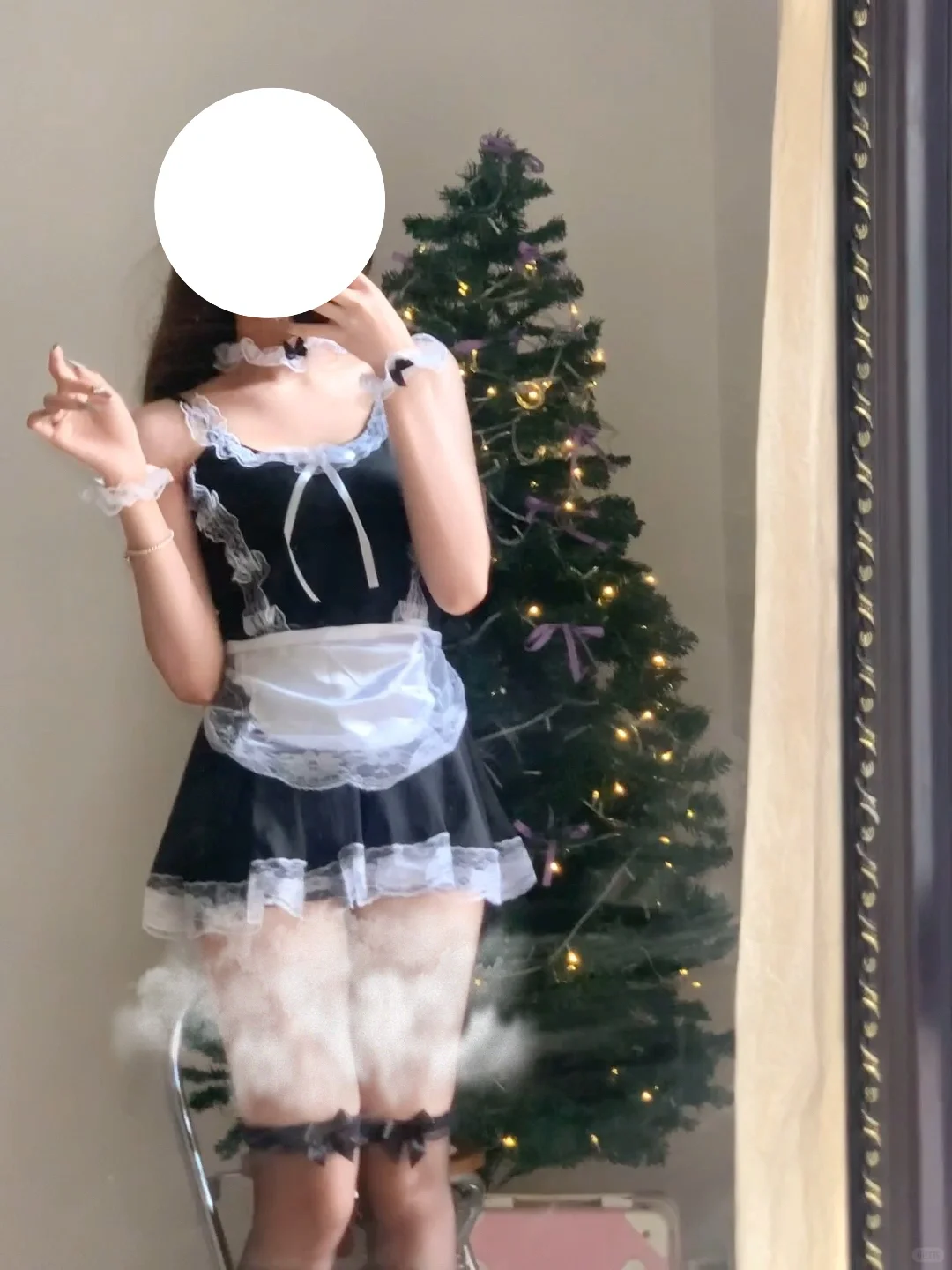老婆们左滑❗️女仆装真的好可爱啊！～