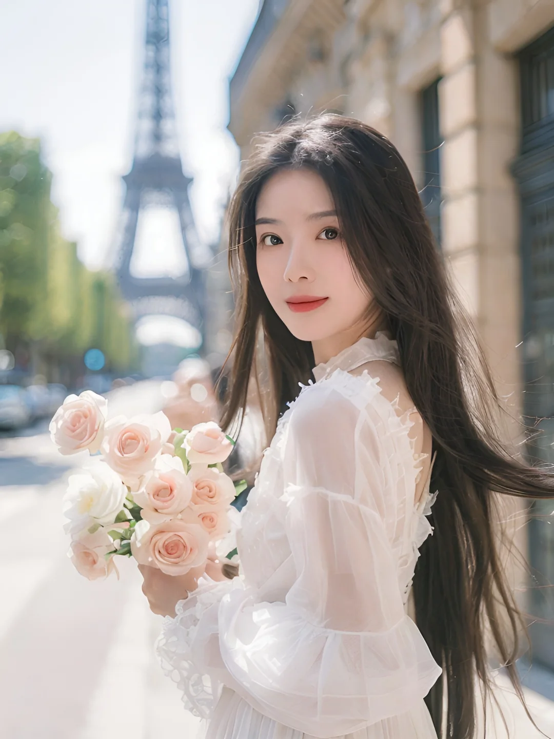 巴黎的街头总能拍出浪漫的感觉～💕