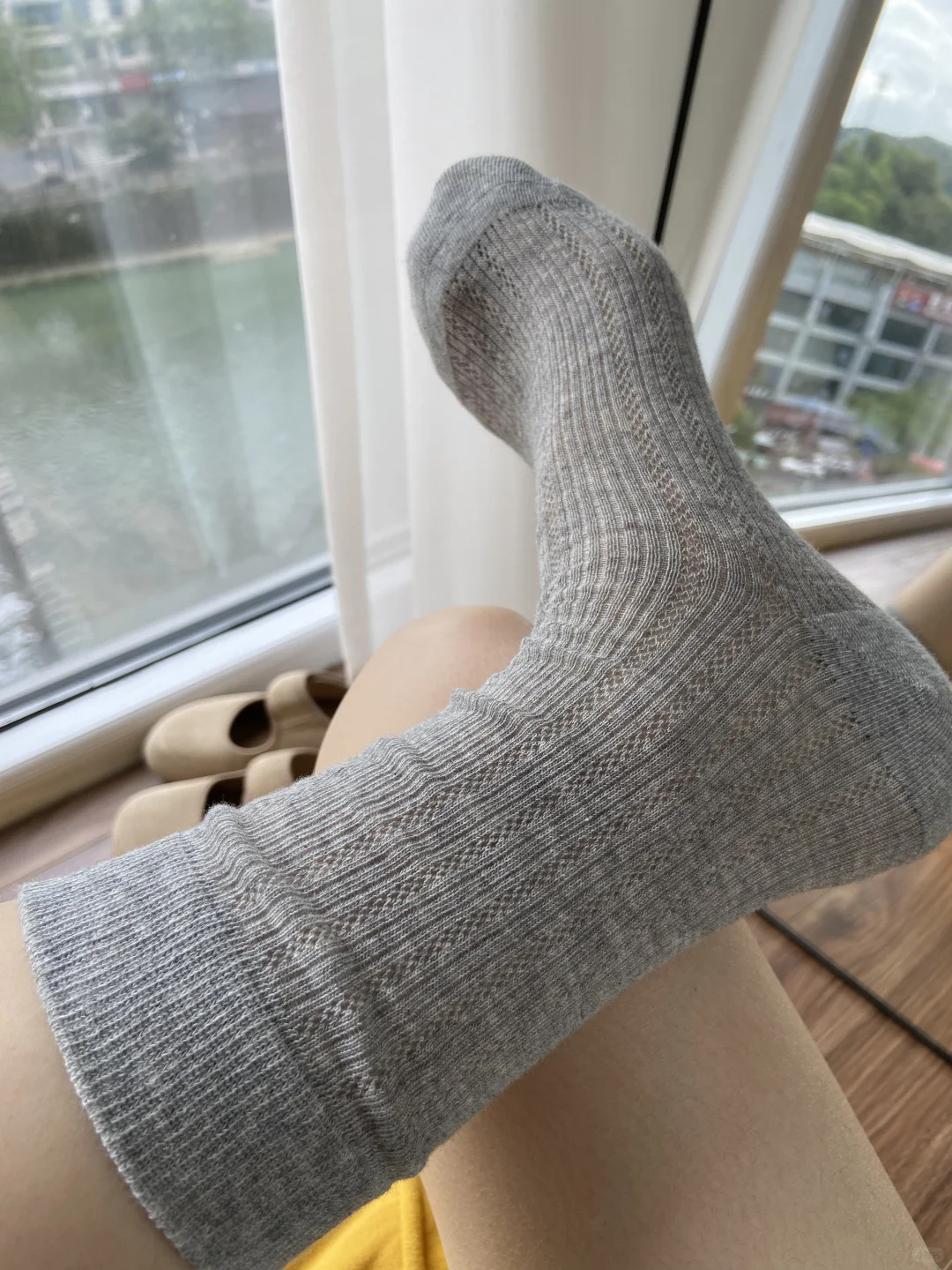 一眼爱上 超级美腻灰色系袜～原图上传⏫