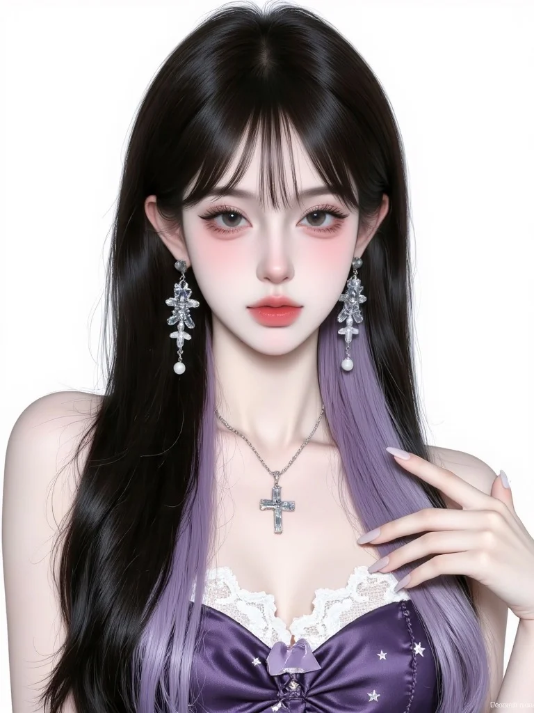 紫色系女头｜妹妹说紫色更有韵味