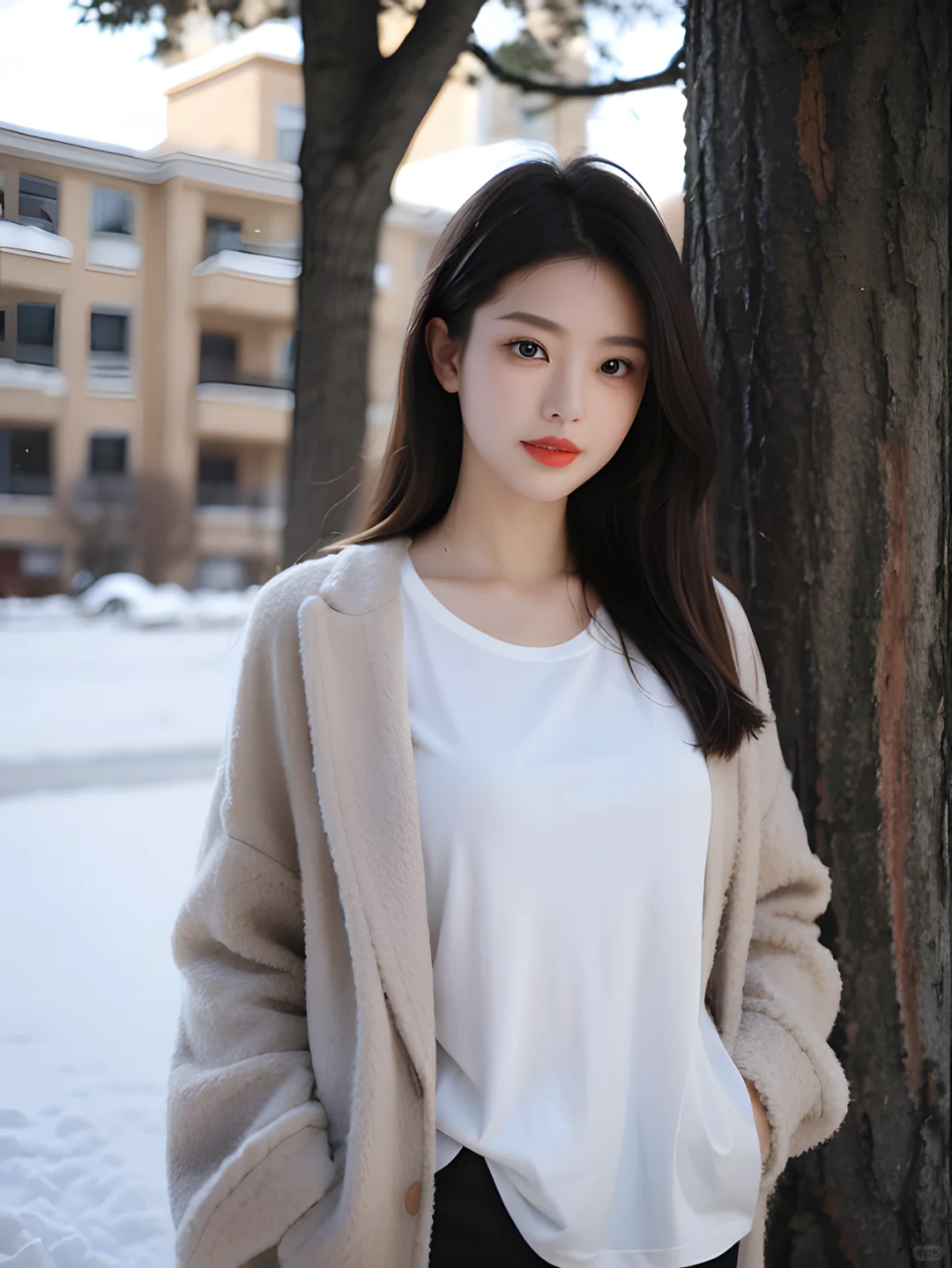 婀娜多姿娇柔美， 顾盼生辉动人情。