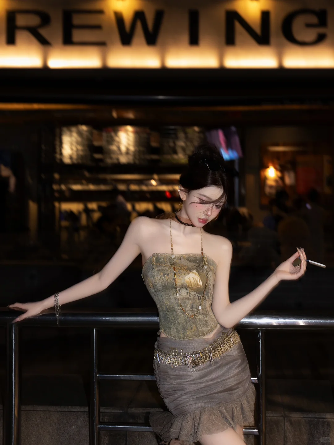 终究还是顶不住姐姐的美，杭州约拍辣妹写真