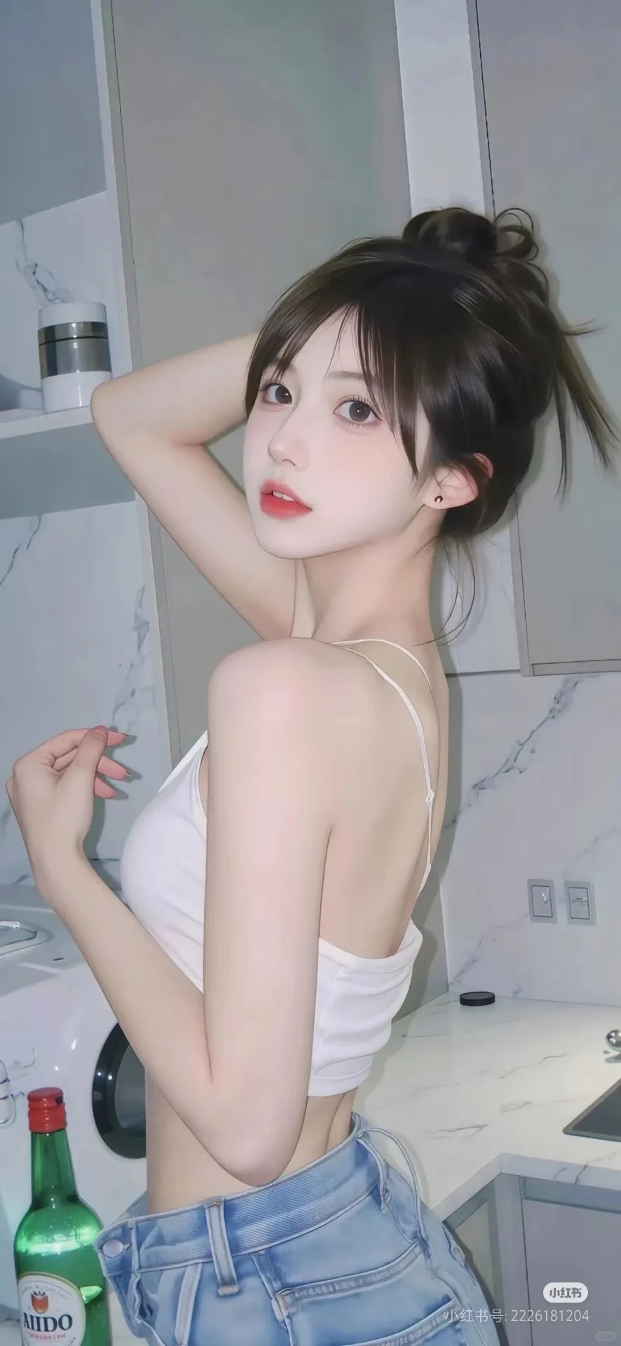 她怎么那么好看啊！😍