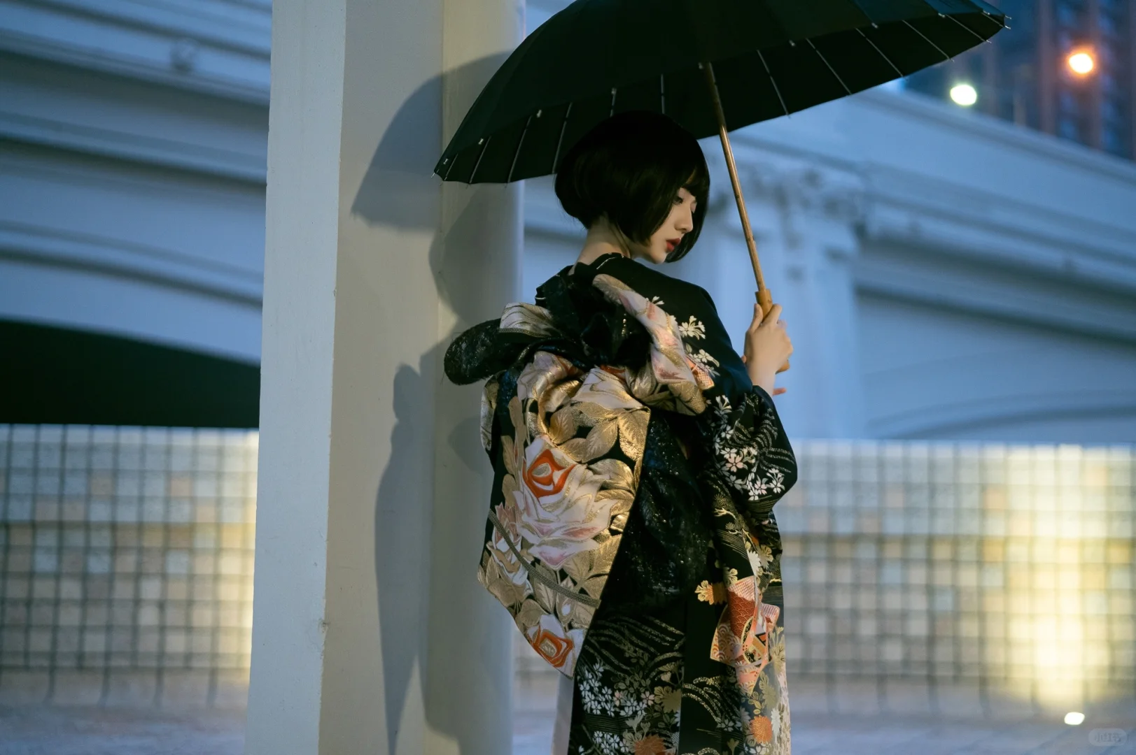 光怪陆离魔都之夜/和服写真