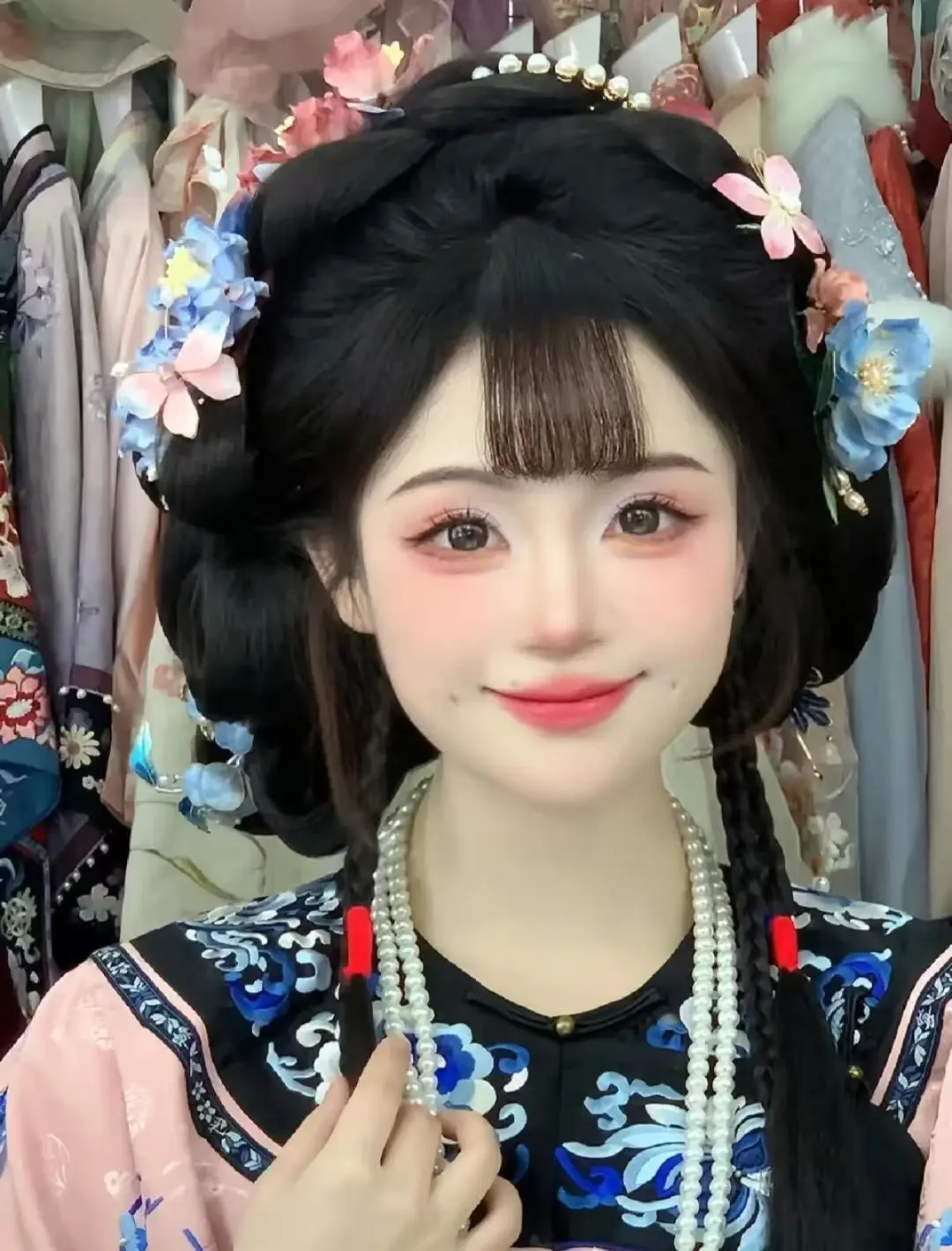 怎么会有这么好看的发髻呀！