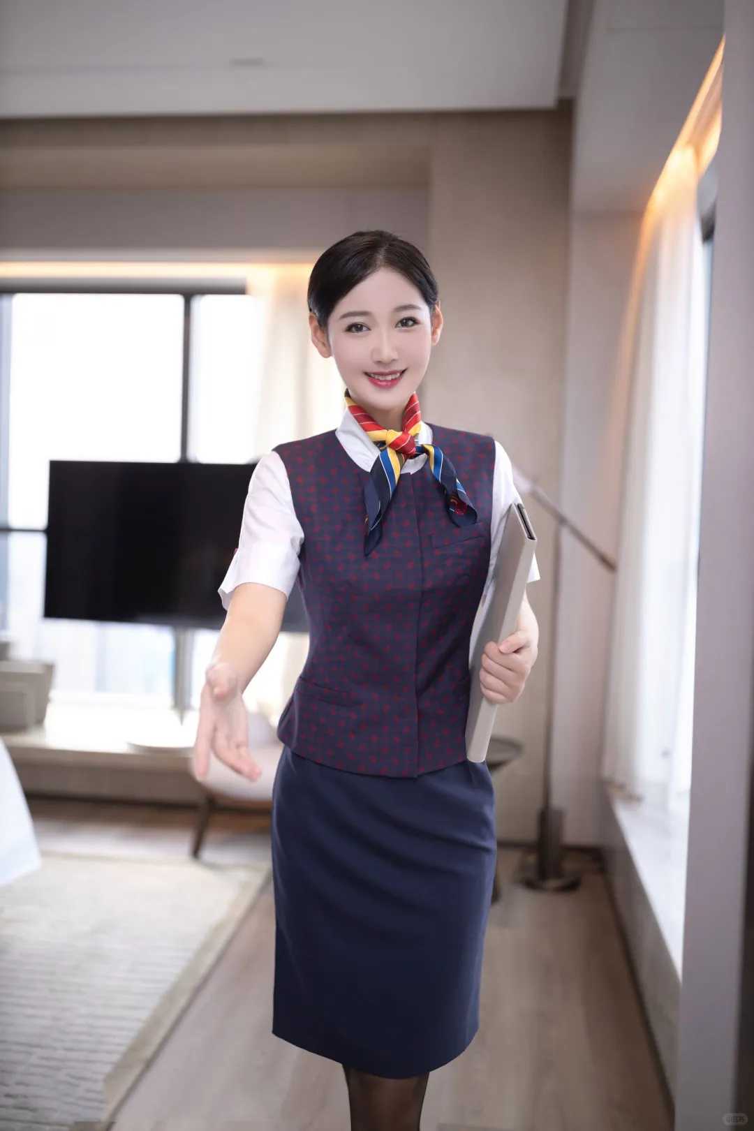 唐安琪 国航空姐写真/(89P)