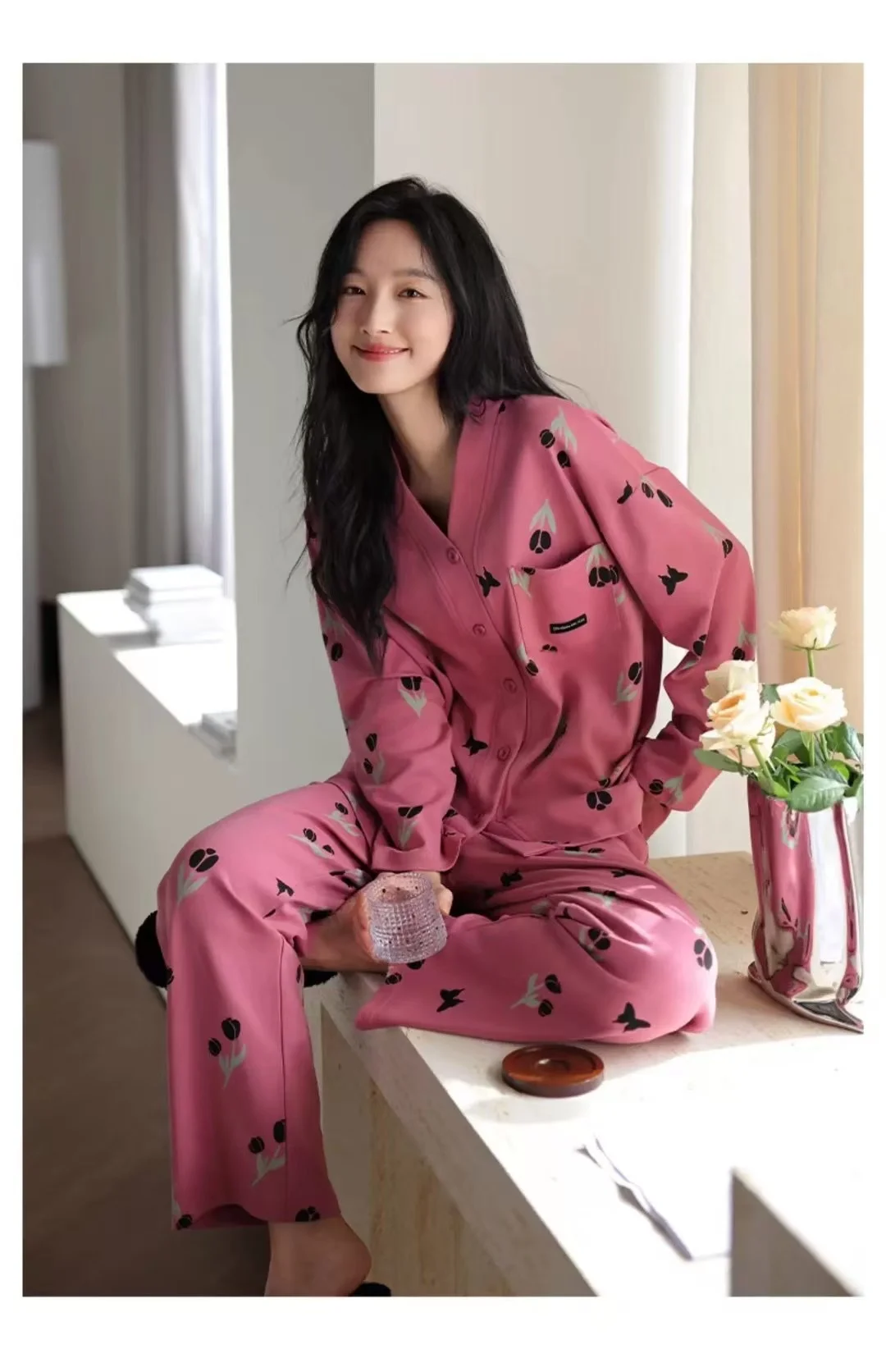 爆款女模家居服👍