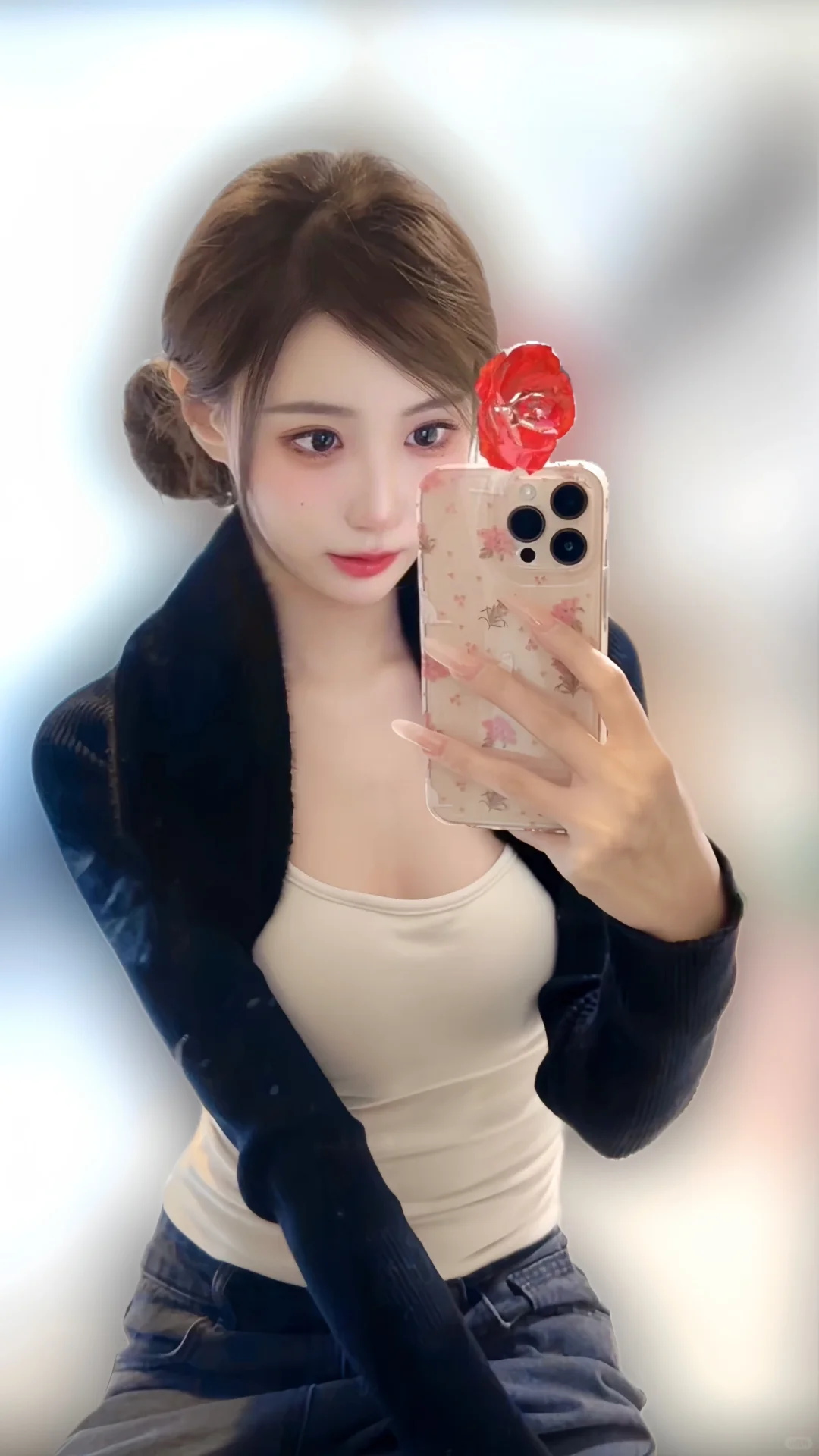 盘起来还是放下呢