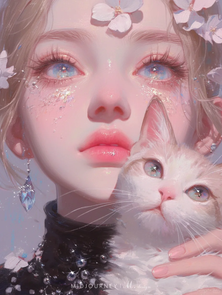 人物| 少女与猫·花海日记