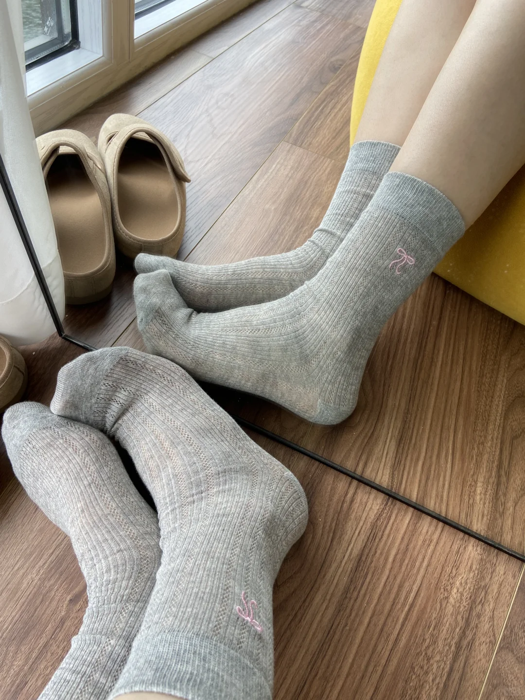 一眼爱上 超级美腻灰色系袜～原图上传⏫