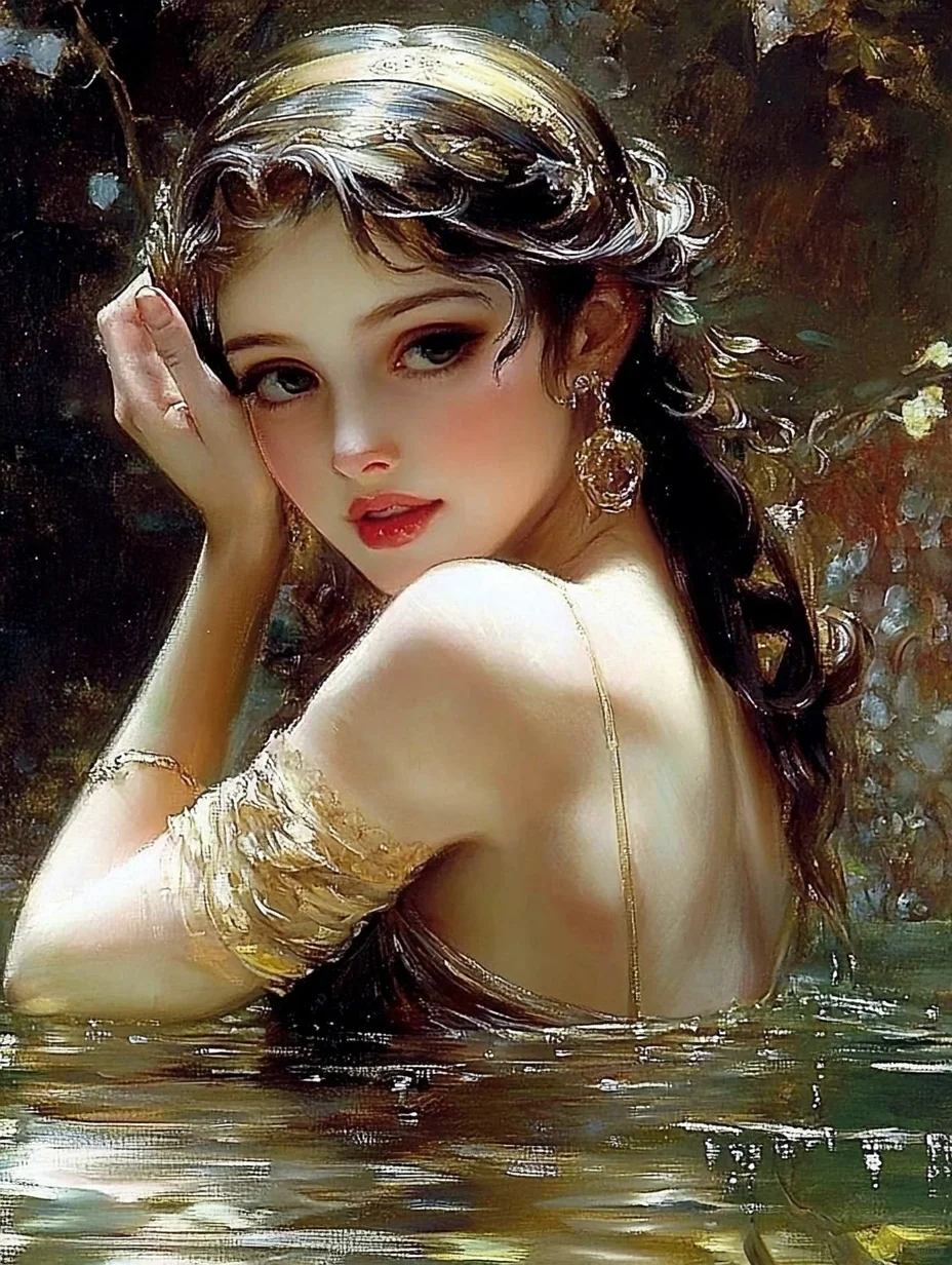 神秘而美艳的水泽仙女，《水边的阿狄丽娜》