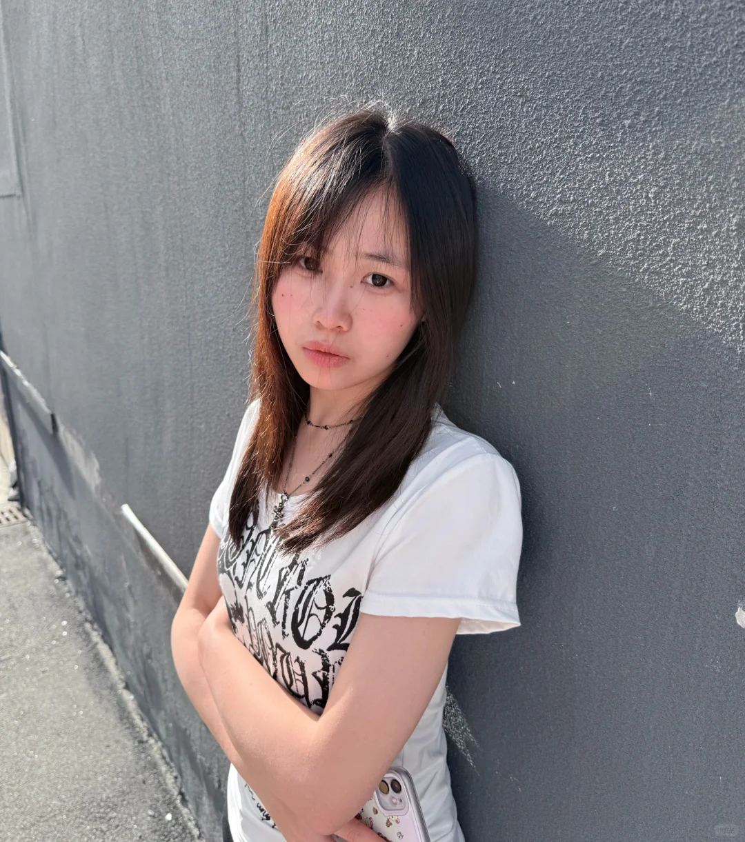 朋友说像县城小太妹。。