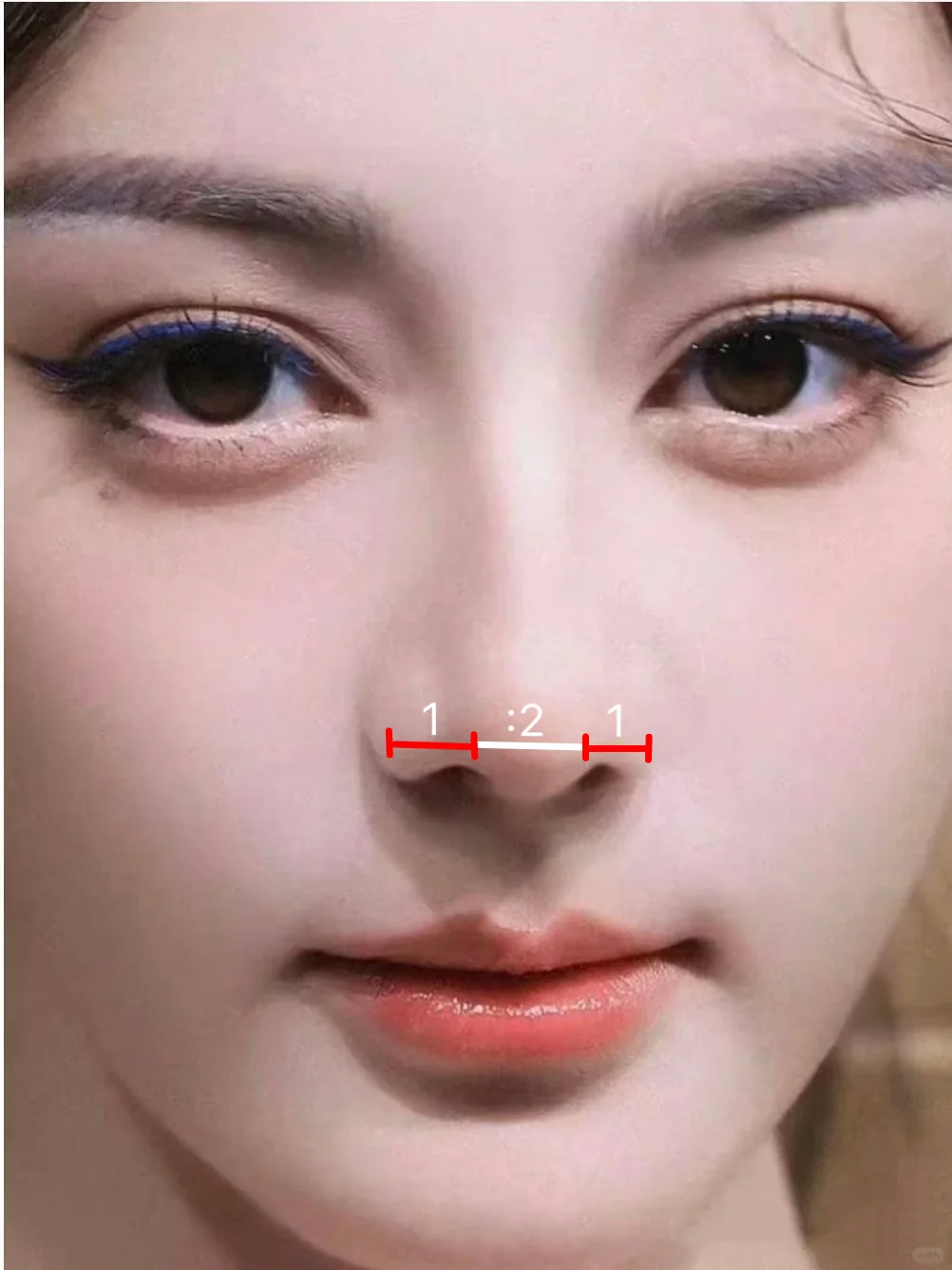 揭秘女明星鼻美学 高级感鼻翼“黄金三角区”