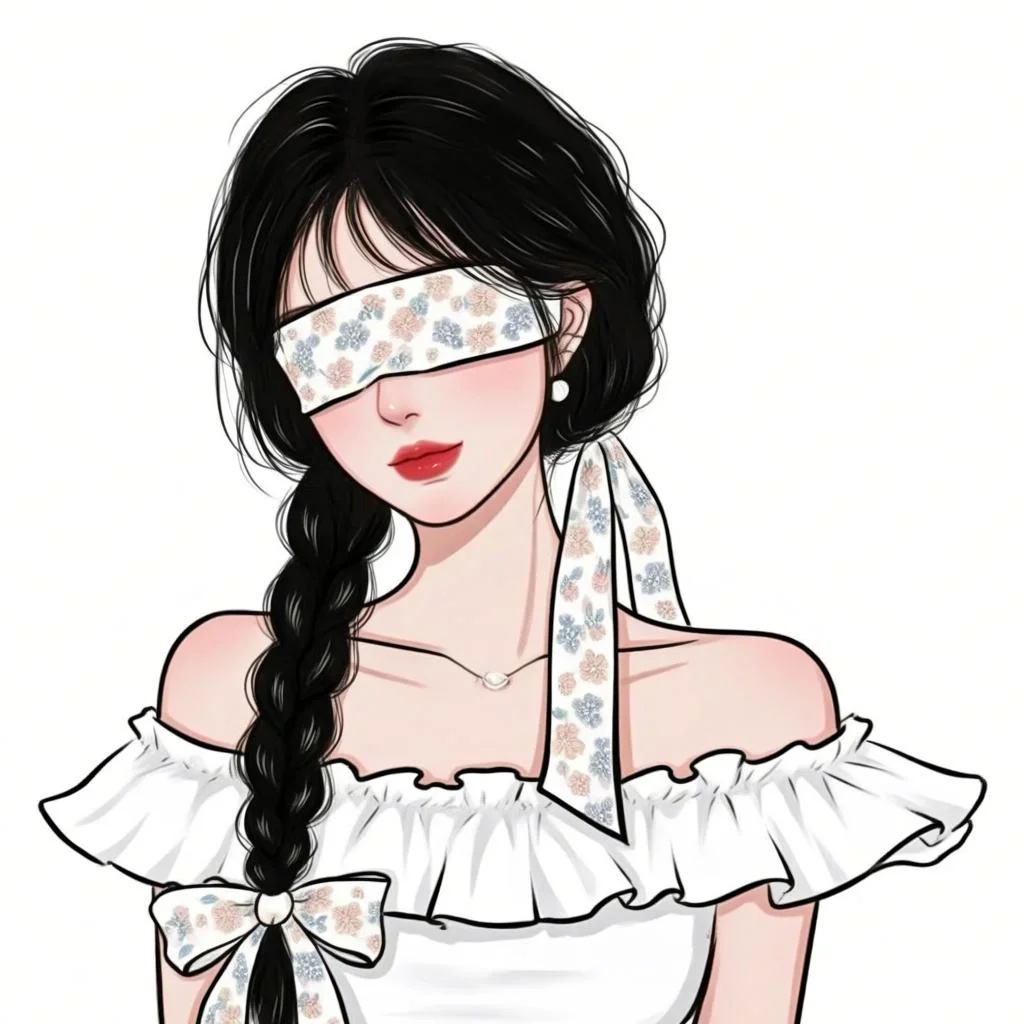 女生头像｜蒙住眼睛才能看清人心