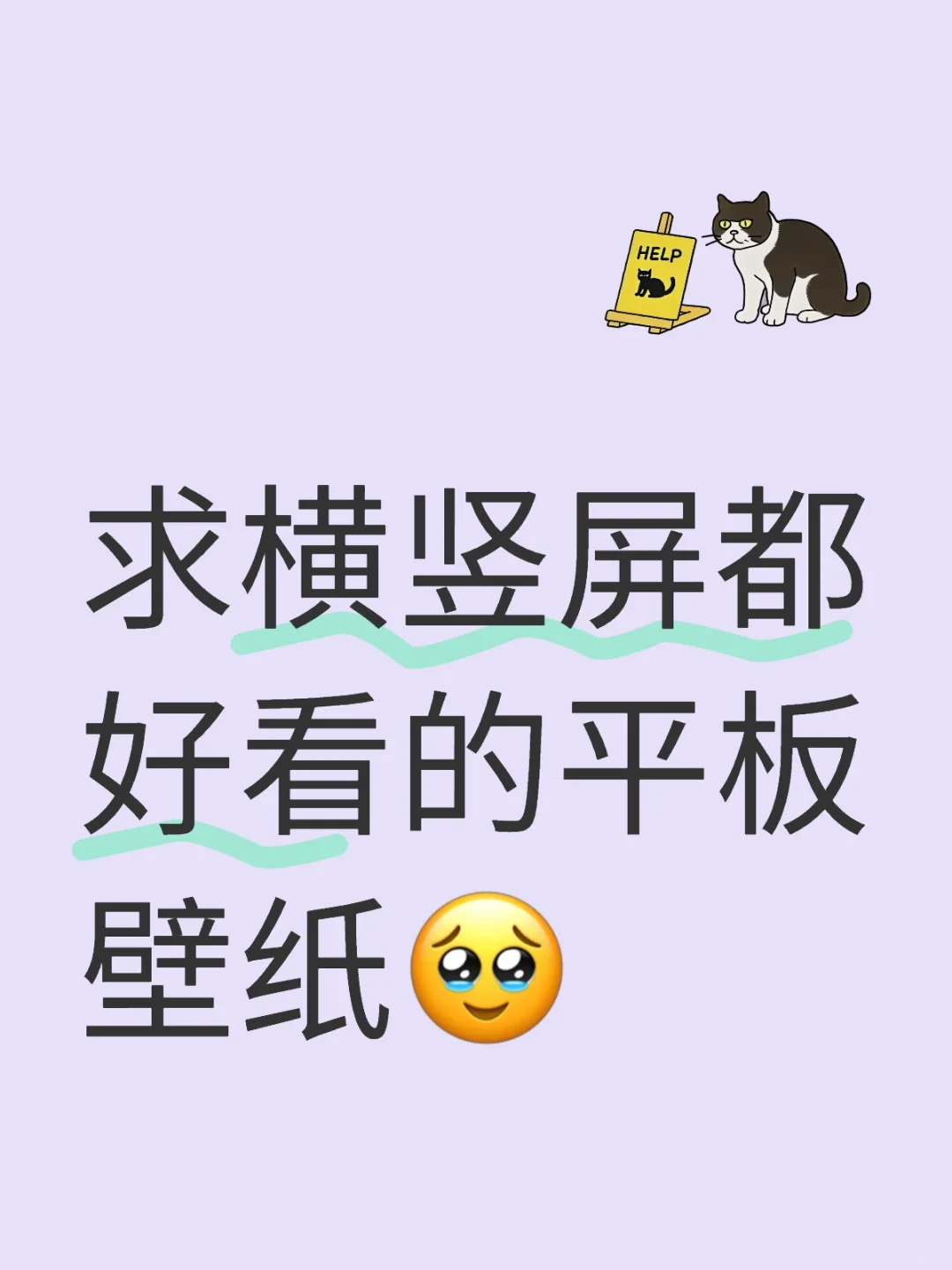 求横竖屏都好看的平板壁纸🥹