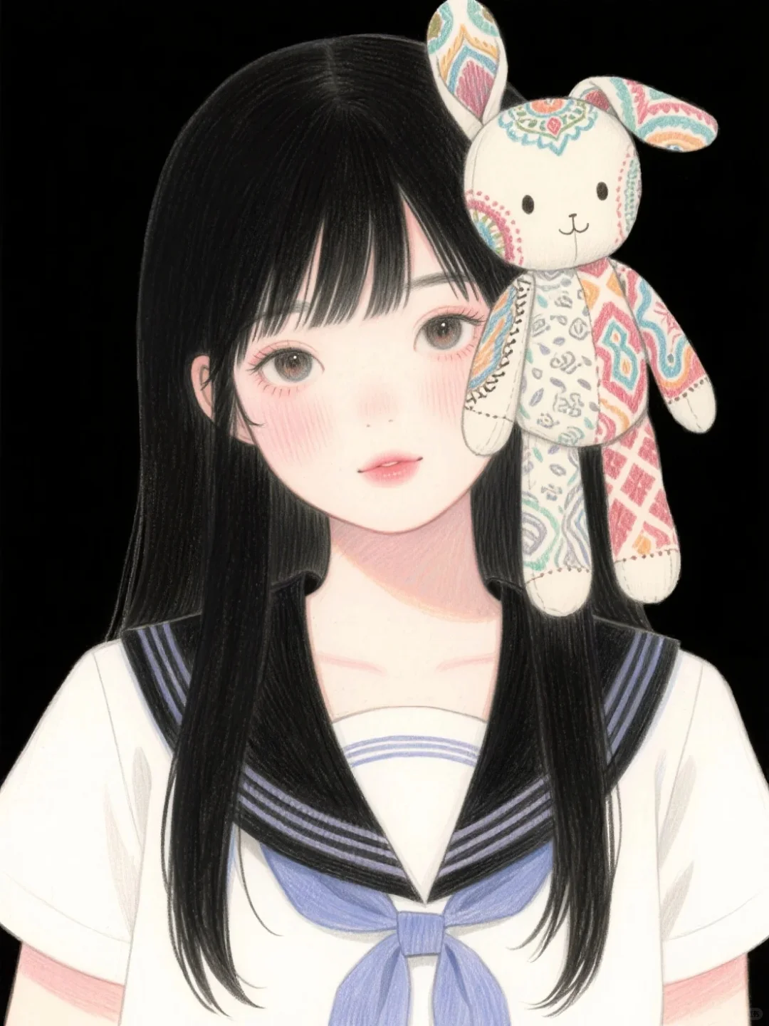 少女头像（这篇是🌸💐）
