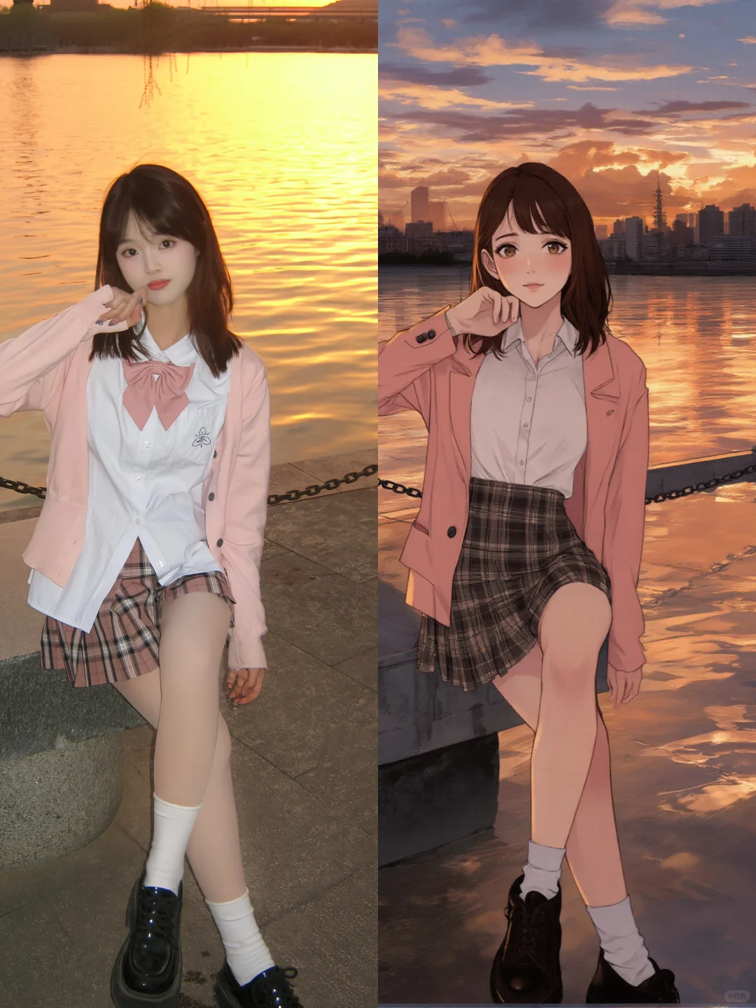 二次元美少女ai生成图片一键穿进动漫世界！