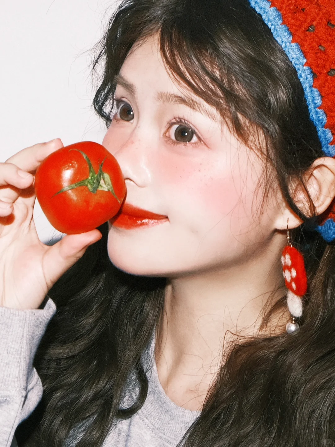 🍅•ᯅ•🍅 最喜欢番茄啦！